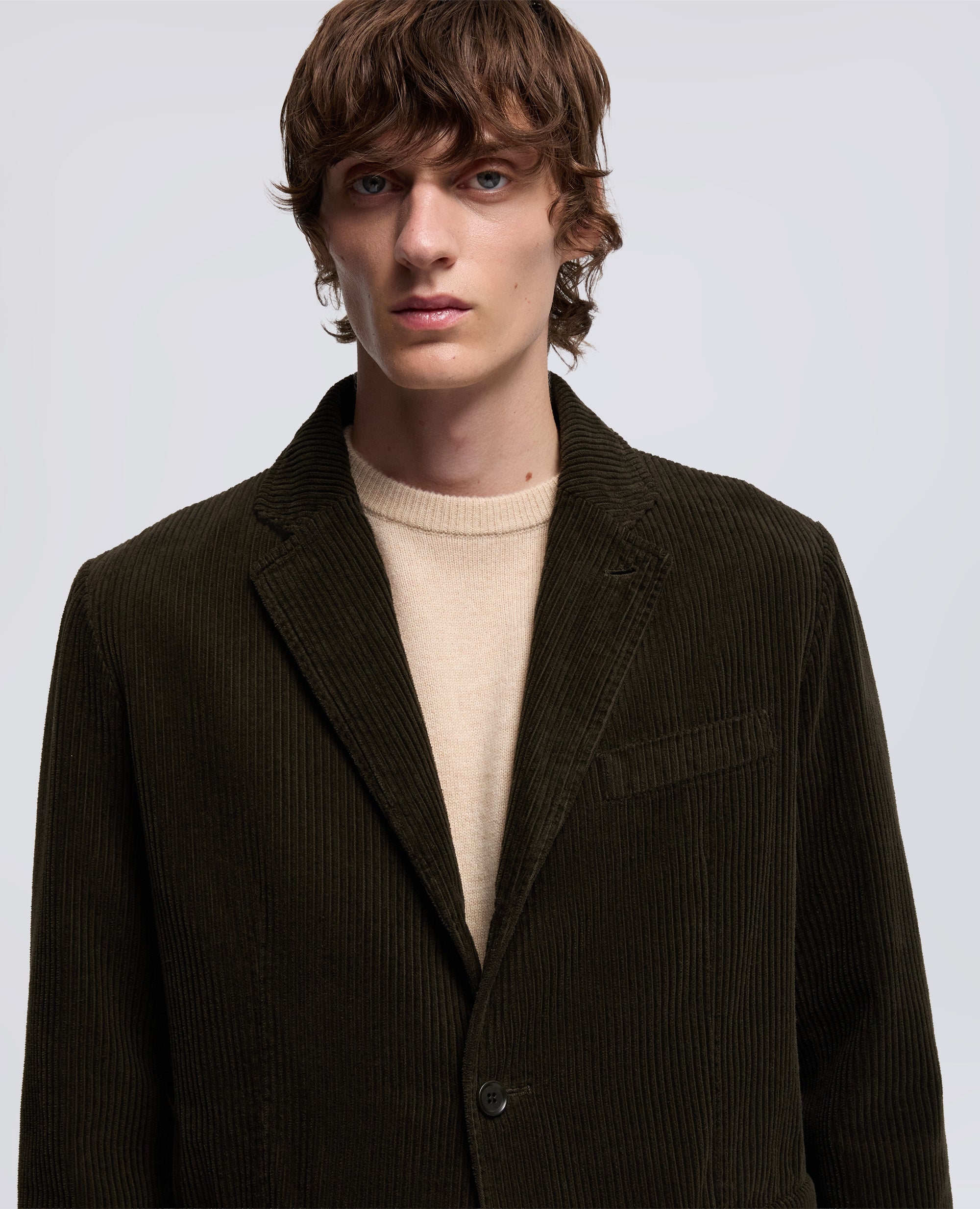 GIACCA KUKI IN VELLUTO A COSTE-MILITARE-MILITARY-MILITAR-MILITAR-MILITAIRE