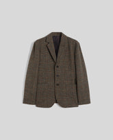 BLAZER ISAAC IN LANA SHETLAND-CHECK MARRONE-BROWN CHECK-CHECK MARRON-KARIERT BRAUN-MARRON CARREAUX