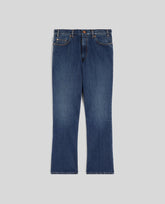 PANTALONE PRESS IN DENIM DI COTONE-DENIM-DENIM-DENIM-DENIM-DENIM