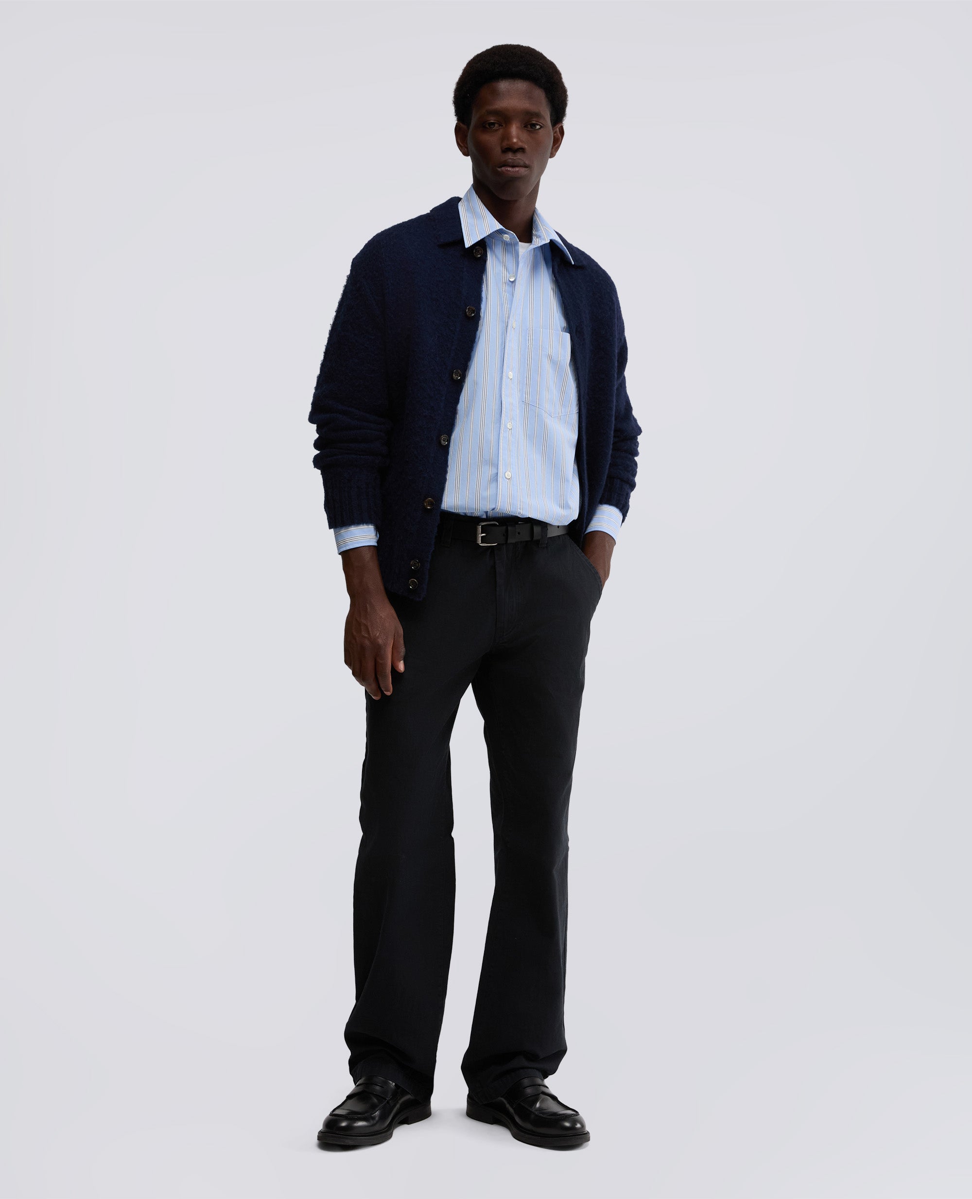 PANTALONE LAB WORKWEAR IN TELA DI COTONE-NAVY-NAVY-AZUL MARINO-NAVY-NAVY