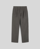 PANTALONE LEWIS IN GABARDINA DI COTONE CON PINCES-GRIGIO-GREY-GRIS-GRAU-GRIS