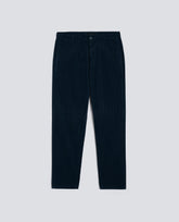 PANTALONE CHINO FUNZIONALE IN VELLUTO-NAVY-NAVY-AZUL MARINO-NAVY-NAVY