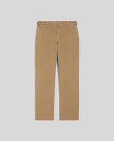 PANTALONE ADRIEN IN GABARDINA DI COTONE-COLONIALE-COLONIAL BEIGE-COLONIAL-KOLONIALBEIGE-COLONIAL