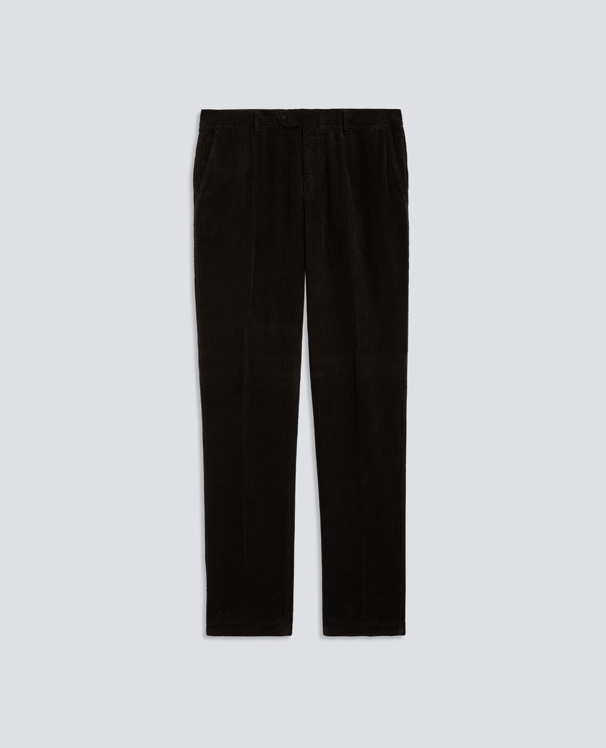 PANTALONE NEW HERMAN IN VELLUTO-MARRONE-BROWN-MARR¢N-BRAUN-MARRON