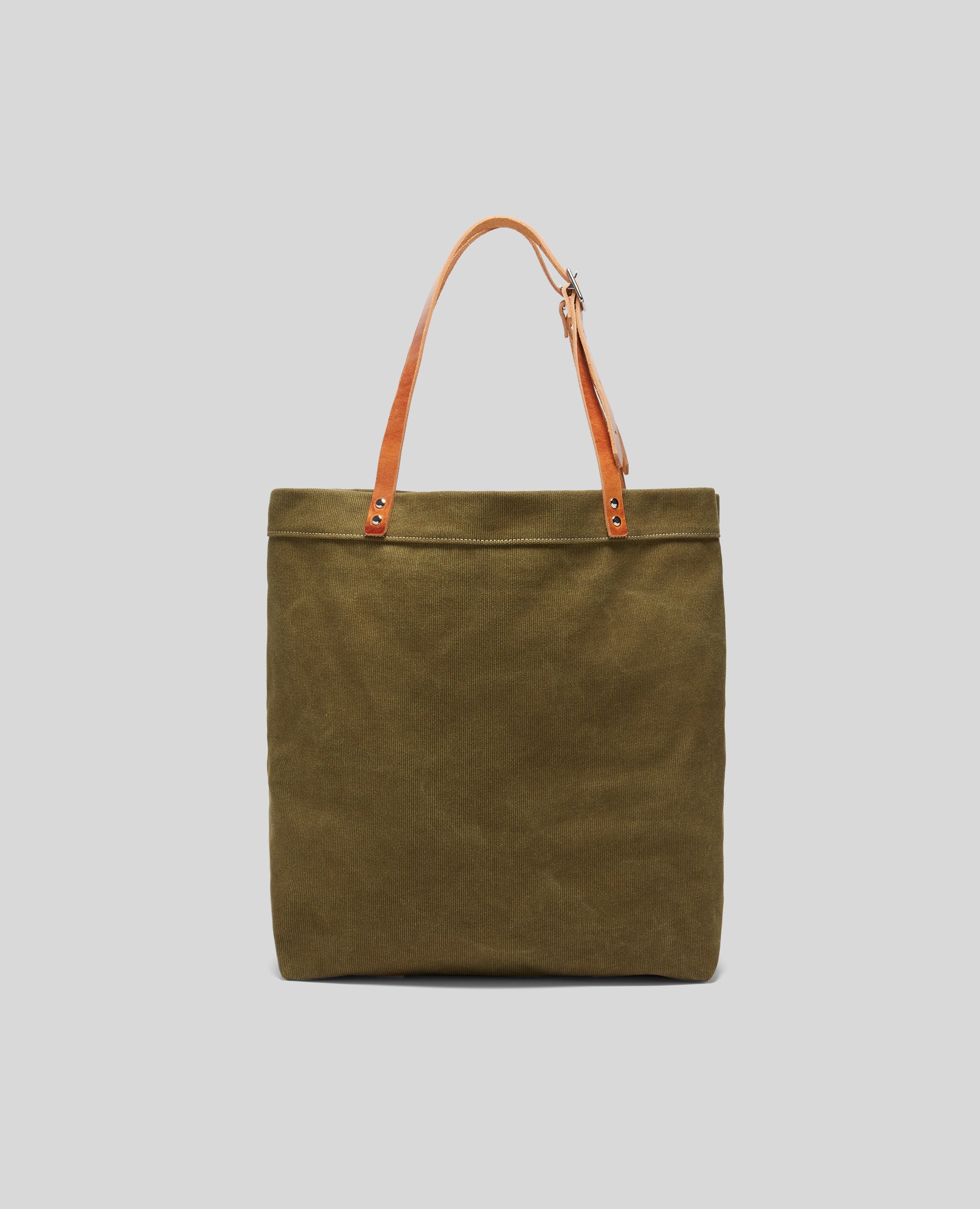BORSA SHOPPER IN TELA DI COTONE-SALVIA-SAGE GREEN-ARENA-SALBEIGRUN-SAUGE