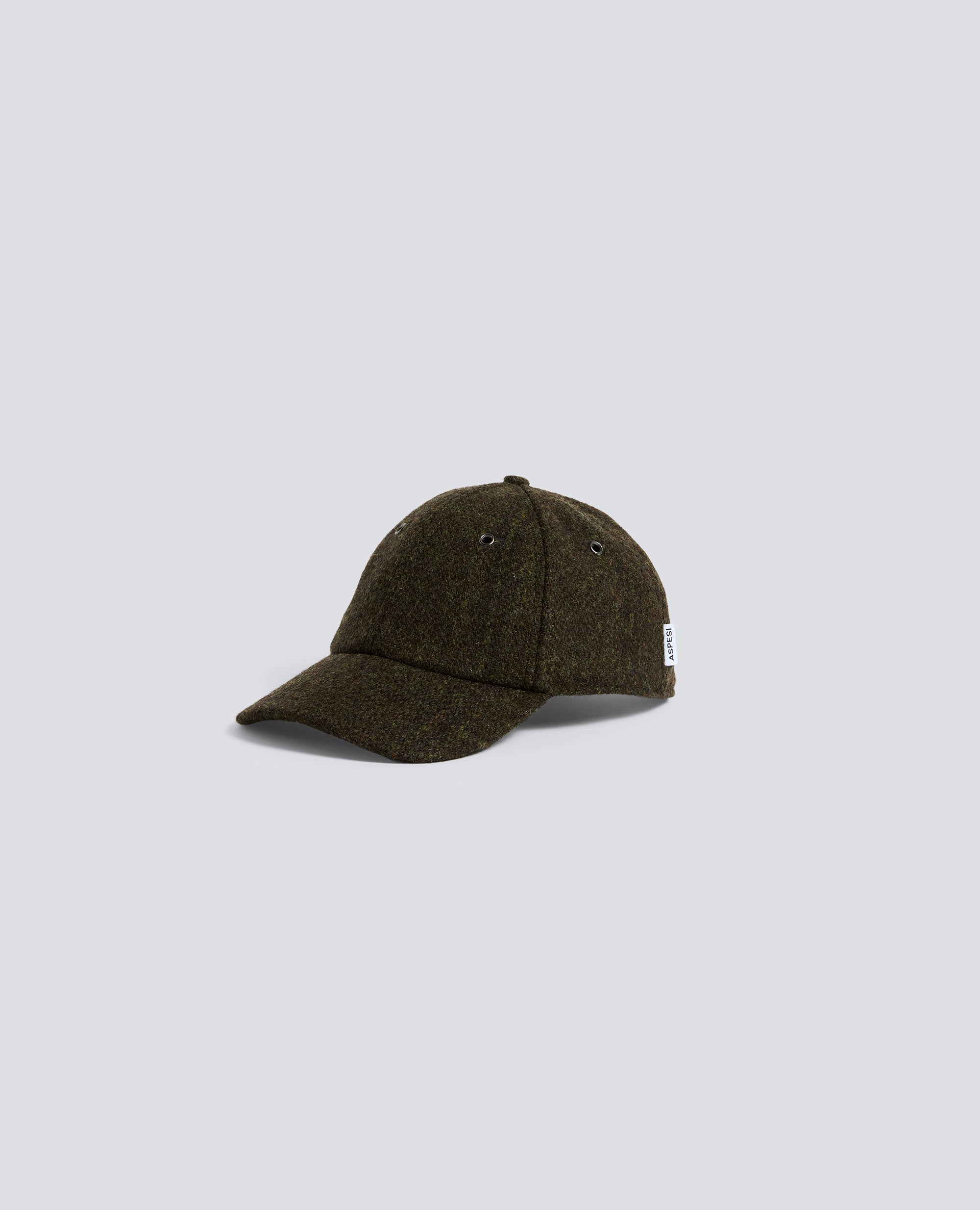 CAPPELLO IN HARRIS TWEED-VERDONE-DARK GREEN-VERDER¢N-DUNKELGRUN-VERT FONCE