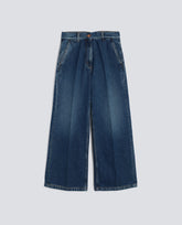 PANTALONE WIDE LEG IN DENIM-DENIM-DENIM-DENIM-DENIM-DENIM