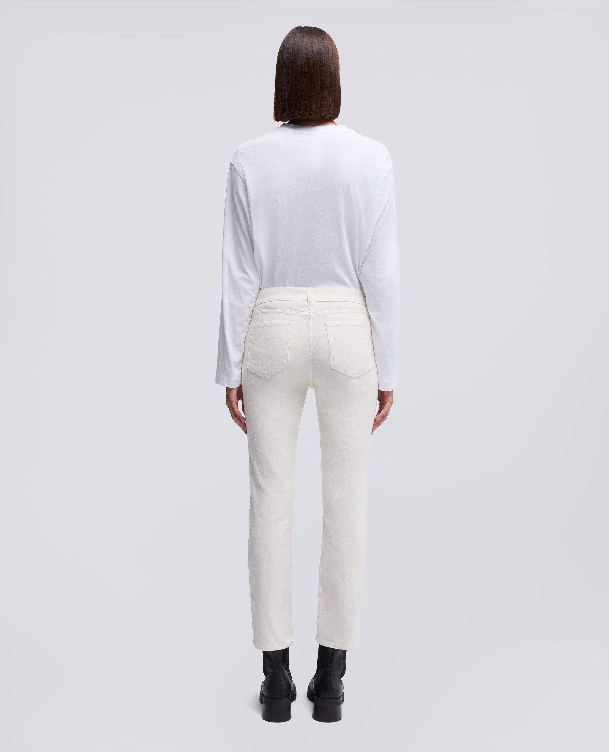 PANTALONE IN FUSTAGNO STRETCH-NATURALE-NATURAL-NATURAL-NATURLICH-NATUREL