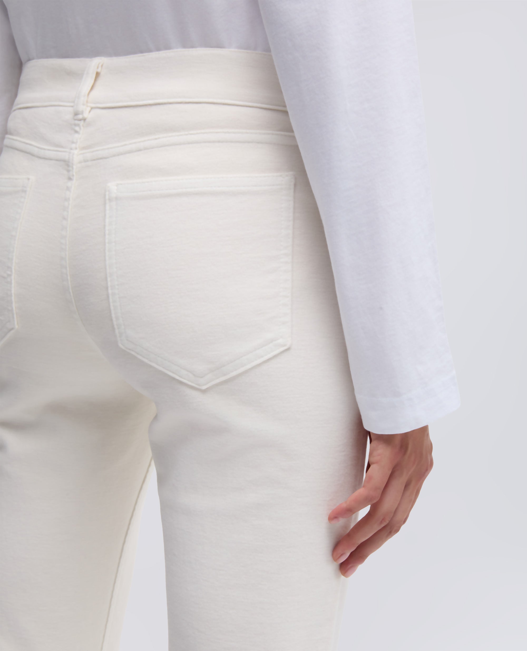 PANTALONE IN FUSTAGNO STRETCH-NATURALE-NATURAL-NATURAL-NATURLICH-NATUREL
