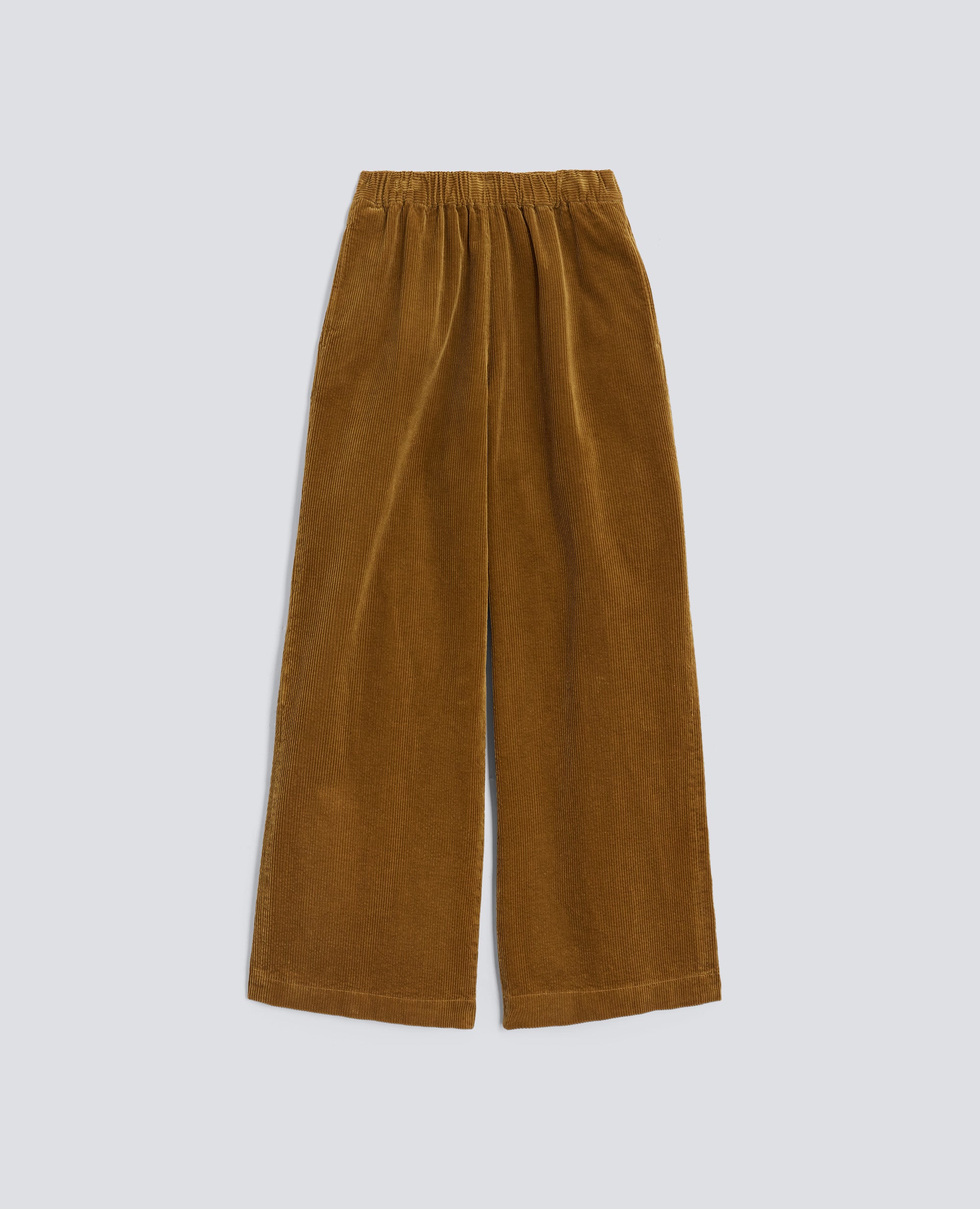 PANTALONE AMPIO IN VELLUTO A COSTE-BISCOTTO-BISCUIT-GALLETA-COOKIE-BISCUIT