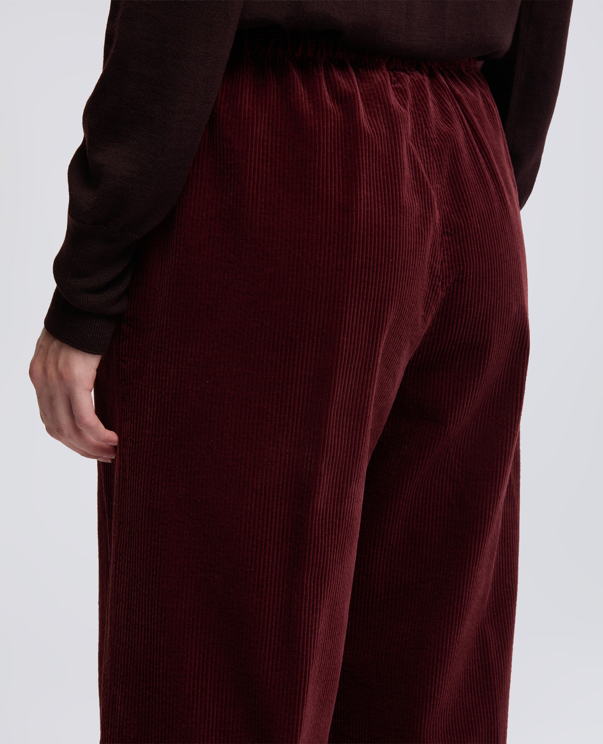 PANTALONE AMPIO IN VELLUTO A COSTE-BARBERA-BARBERA-BARBERA-BARBERA-BARBERA