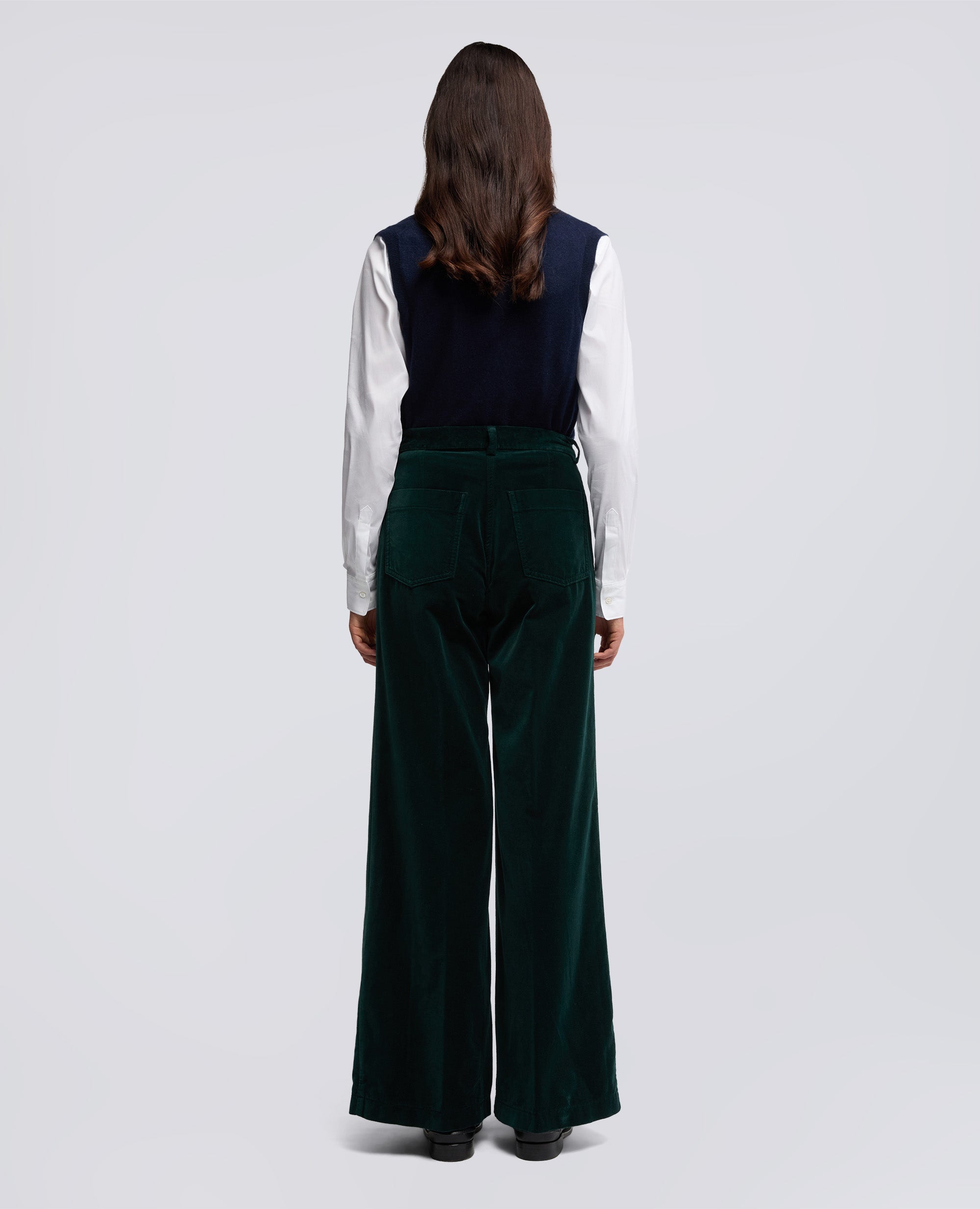 PANTALONE MOD.0156-VERDE INGLESE-BRITISH RACING GREEN-VERDE INGLES-ENGLISCHES GRUN-VERT ANGLAIS