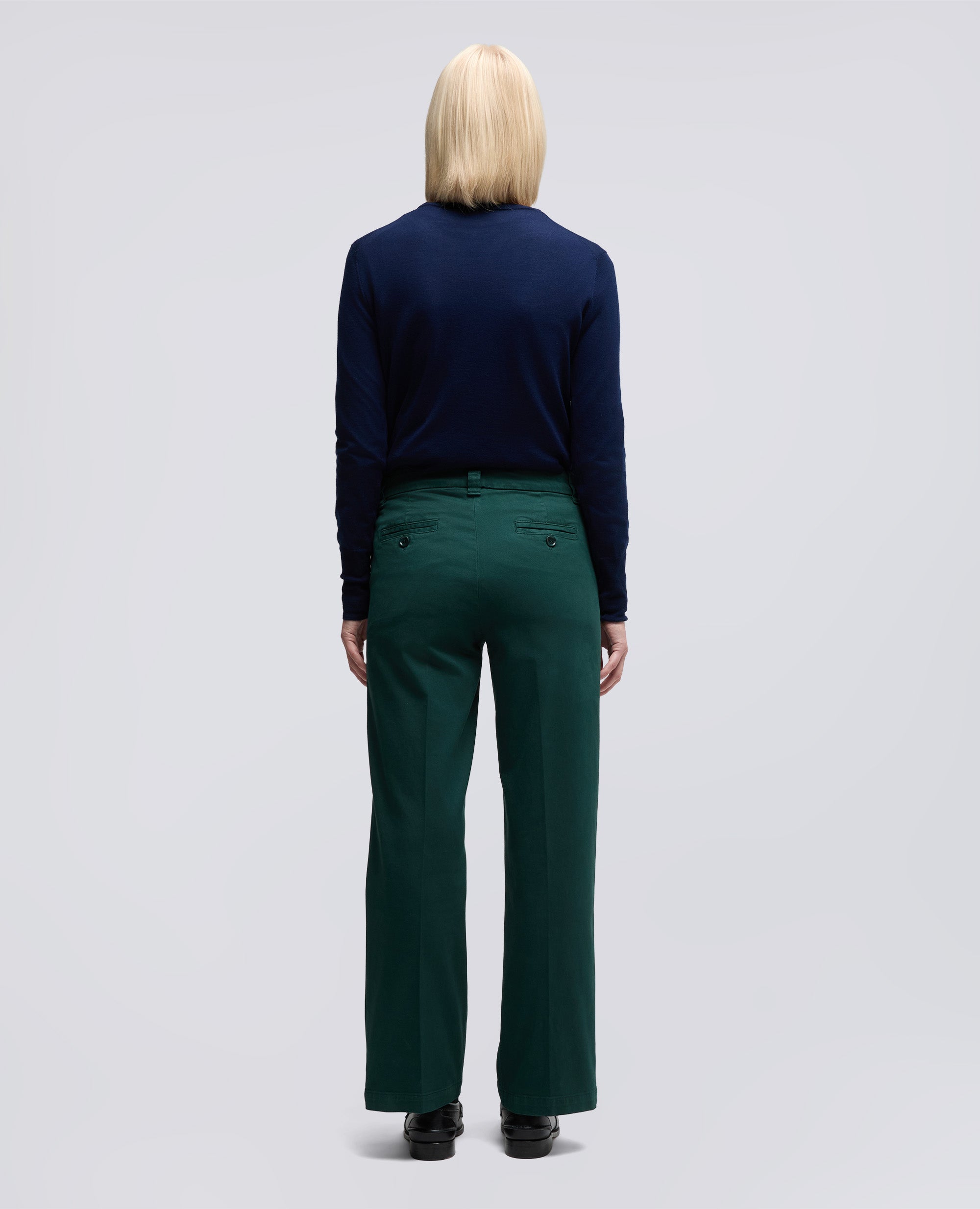 PANTALONE MOD.0186-VERDE INGLESE-BRITISH RACING GREEN-VERDE INGLES-ENGLISCHES GRUN-VERT ANGLAIS