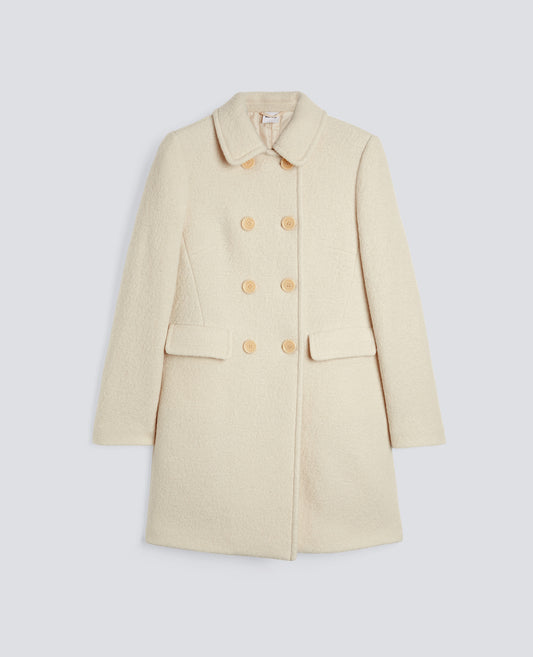 CAPPOTTO DOPPIOPETTO IN LANA COTTA-NATURALE-NATURAL-NATURAL-NATURLICH-NATUREL