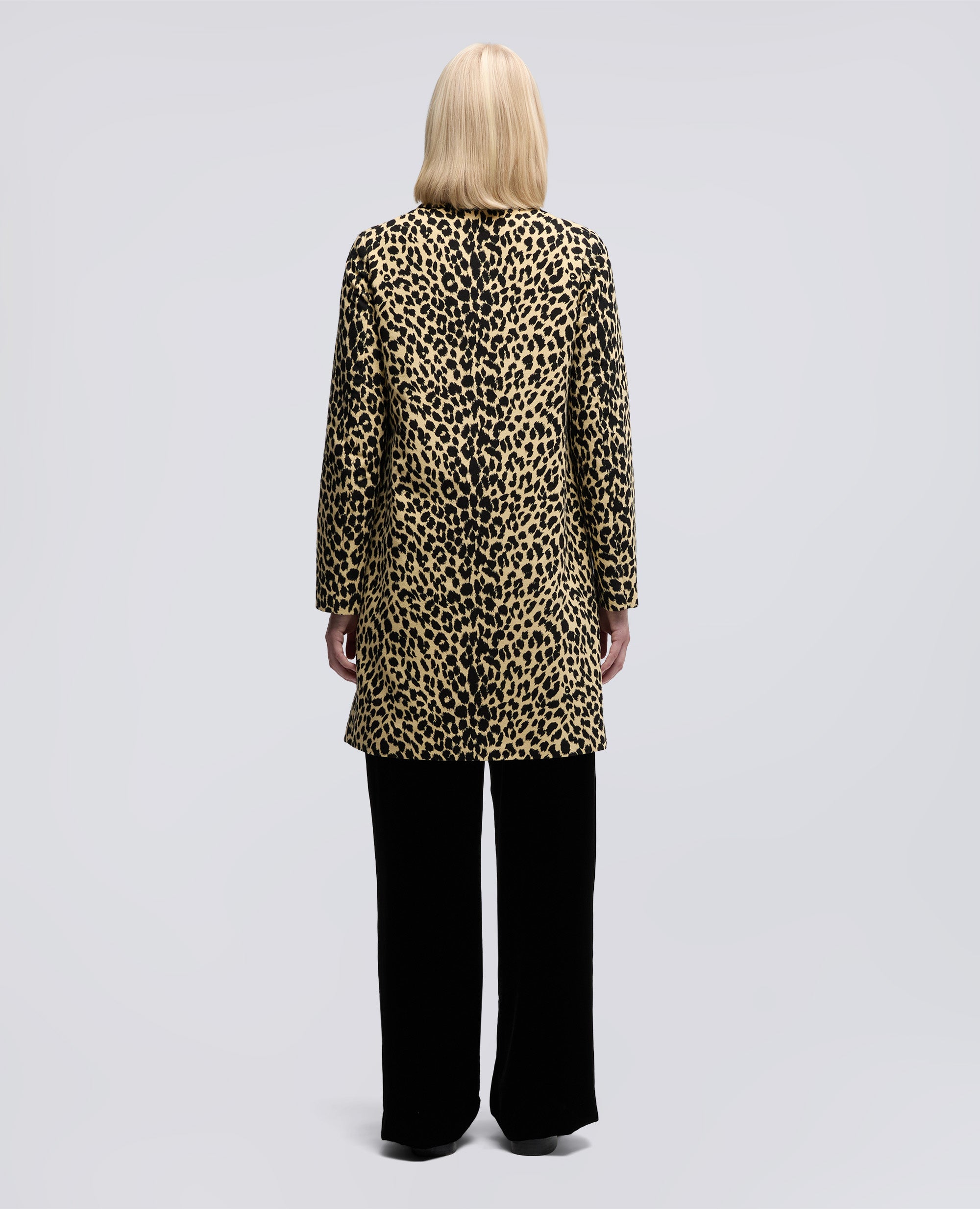 CAPPOTTO IN FUSTAGNO CON STAMPA LEOPARDATA-MACULATO-MACULATO-MACULATO-MACULATO-MACULATO