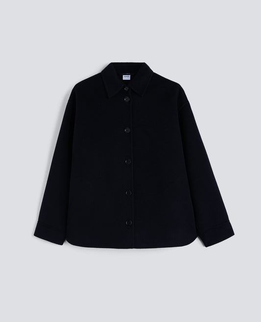 OVERSHIRT IN DOUBLE DI LANA-NAVY-NAVY-AZUL MARINO-NAVY-NAVY