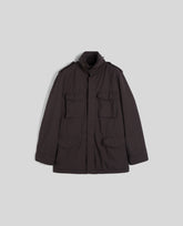 FIELD JACKET NEW CAMP IN NYLON TINTO CAPO-MARRONE-BROWN-MARR¢N-BRAUN-MARRON