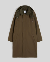 CAPPOTTO HIBIKI IN TELA DI MISTO COTONE-MILITARE-MILITARY-MILITAR-MILITAR-MILITAIRE