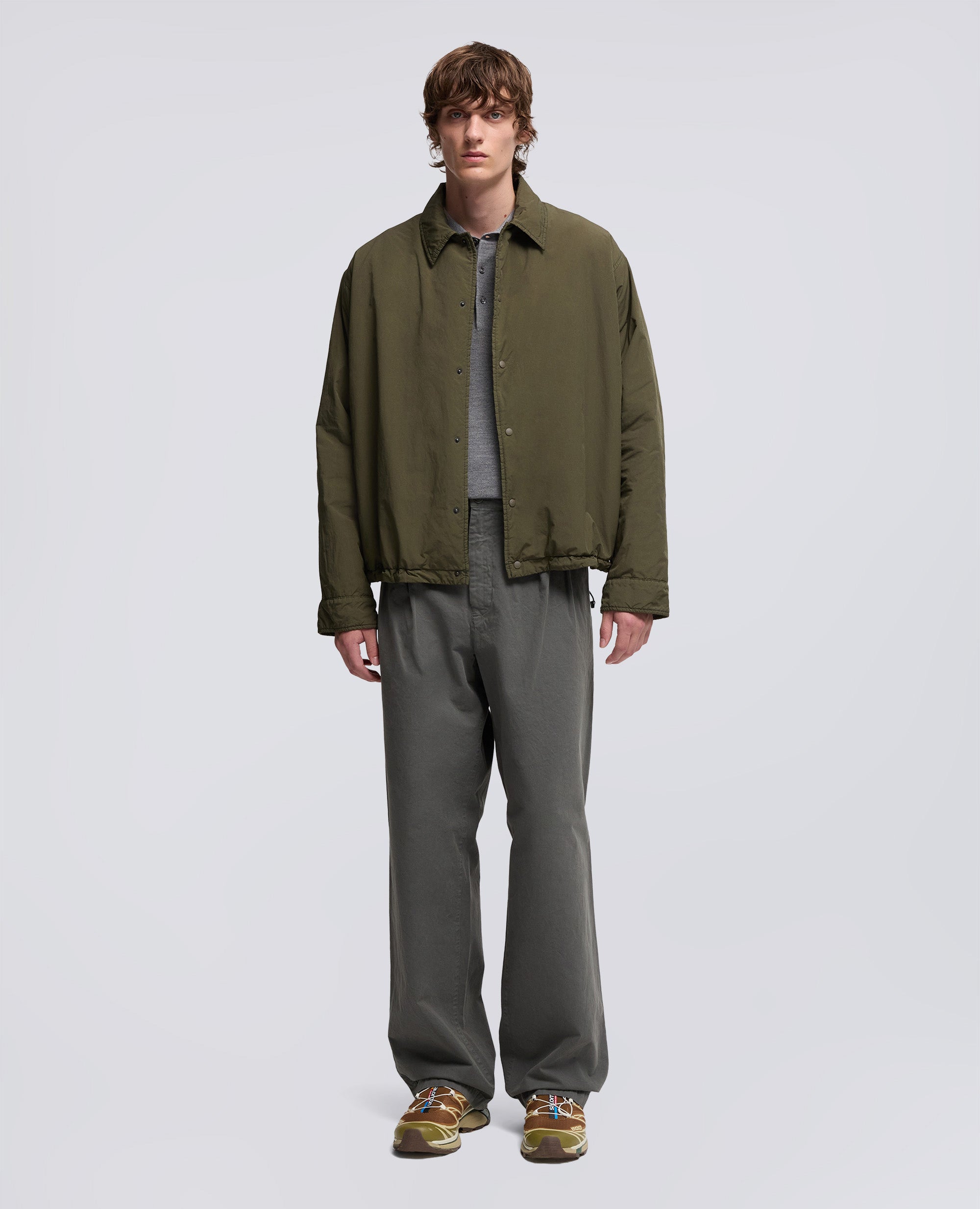 CAMICIA POLLARD IN NYLON IDROREPELLENTE-MILITARE-MILITARY-MILITAR-MILITAR-MILITAIRE