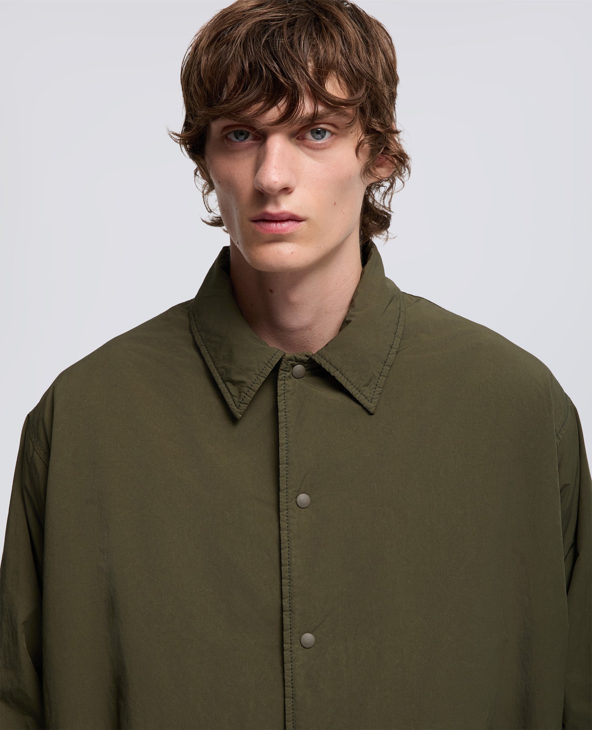 CAMICIA POLLARD IN NYLON IDROREPELLENTE-MILITARE-MILITARY-MILITAR-MILITAR-MILITAIRE