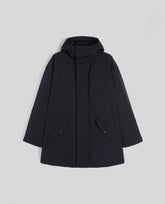 PARKA BARANOV IN TELA DI MISTO COTONE-NAVY-NAVY-AZUL MARINO-NAVY-NAVY