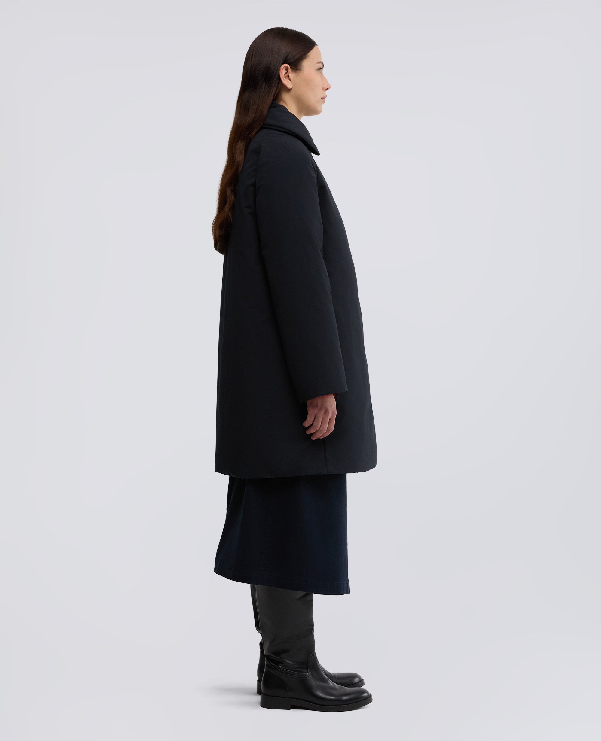 CAPPOTTO SANGRIA IN TELA DI MISTO COTONE-NAVY-NAVY-AZUL MARINO-NAVY-NAVY