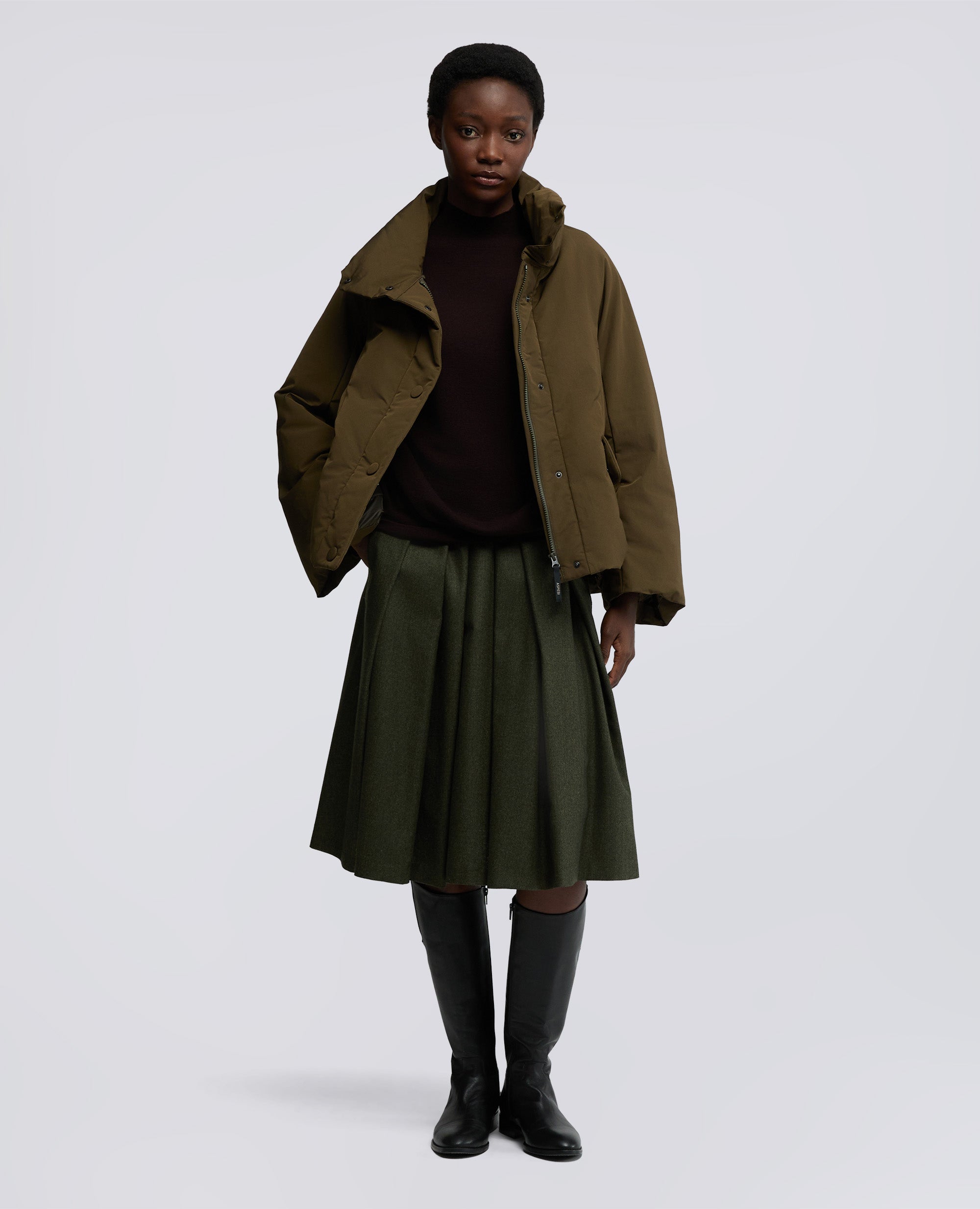 GIUBBOTTO SPUMINA IN COTONE E POLIESTERE-MILITARE-MILITARY-MILITAR-MILITAR-MILITAIRE