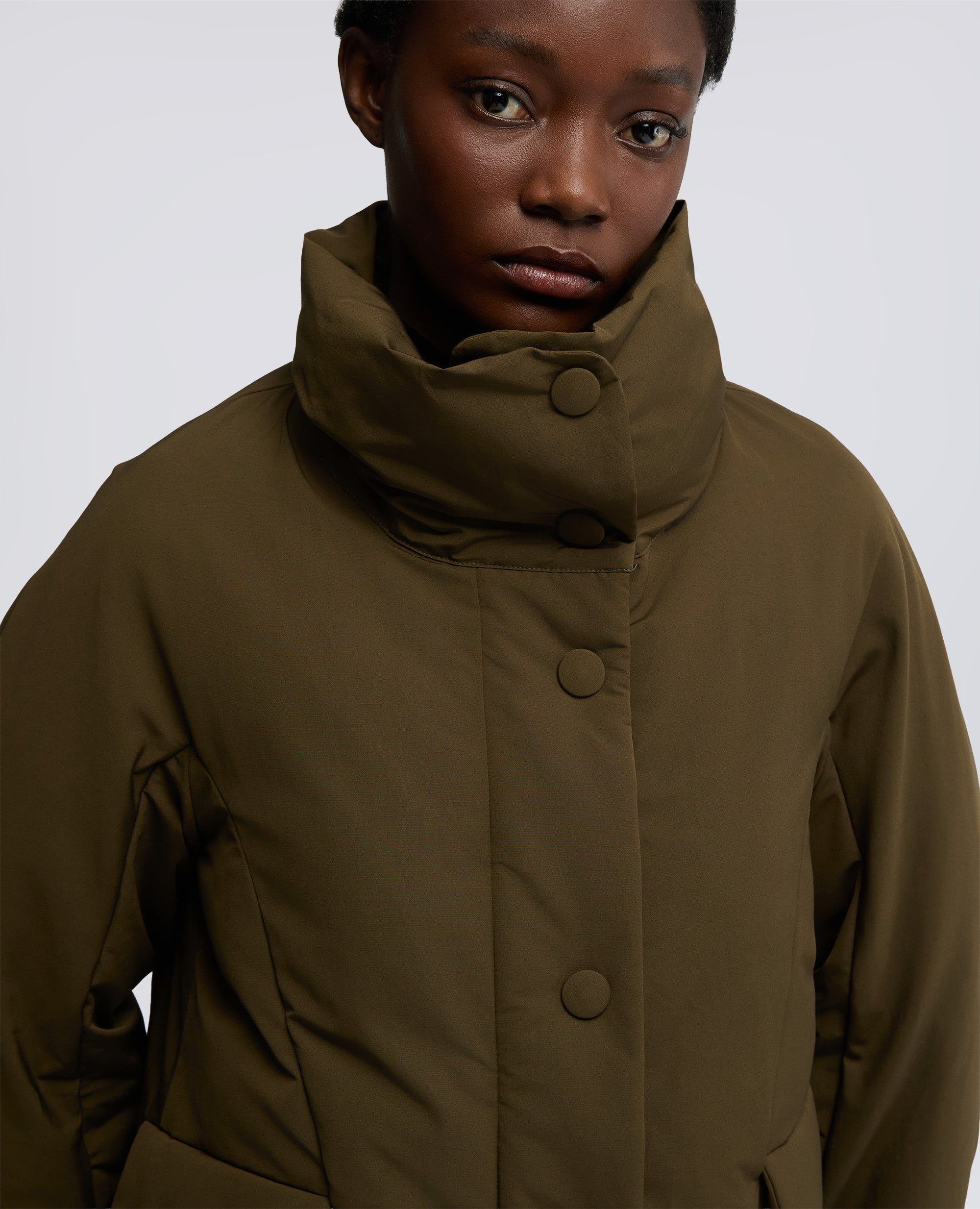 GIUBBOTTO SPUMINA IN COTONE E POLIESTERE-MILITARE-MILITARY-MILITAR-MILITAR-MILITAIRE