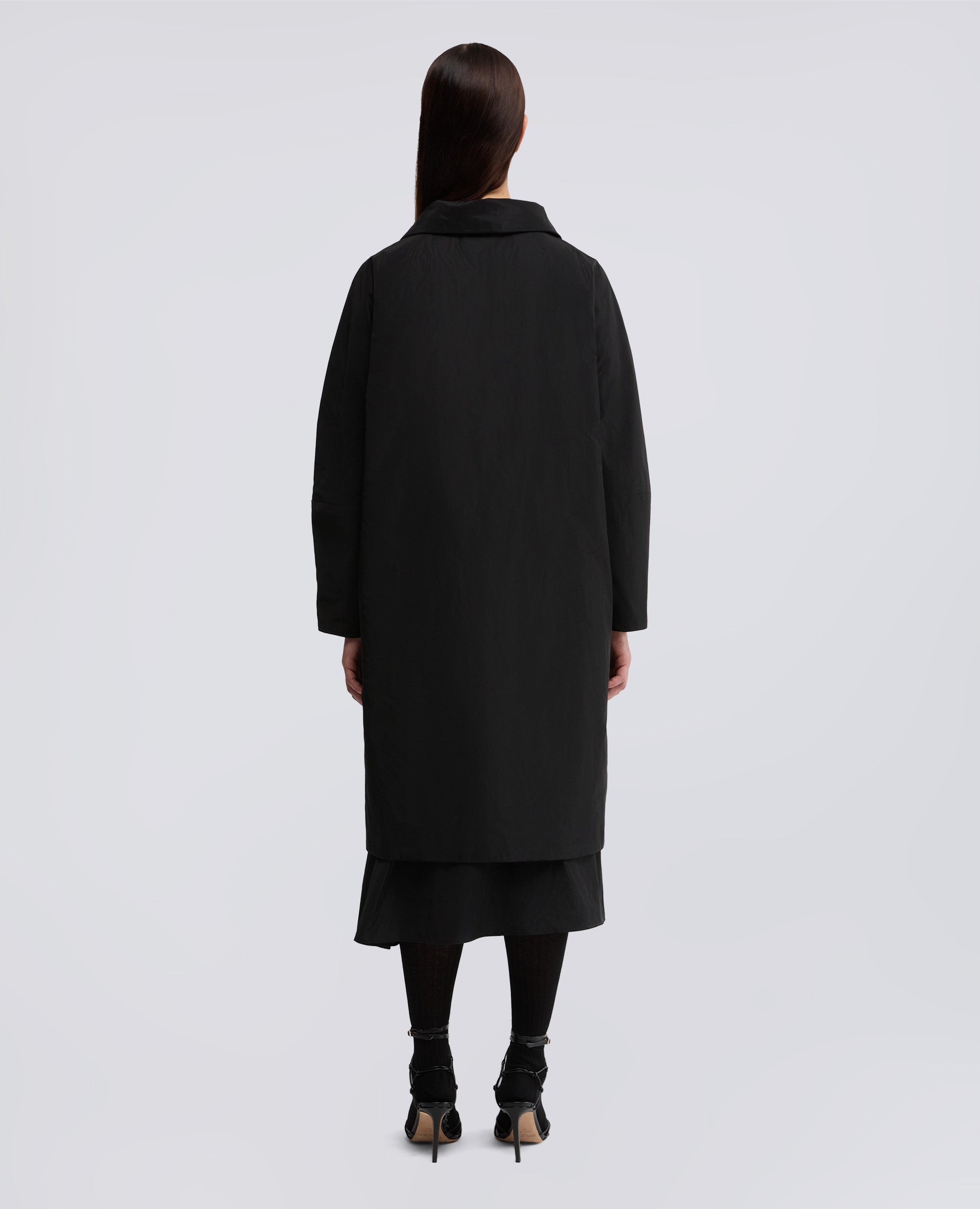 CAPPOTTO IMBOTTITO IN OVATTA-NERO-BLACK-NEGRO-SCHWARZ-NOIR