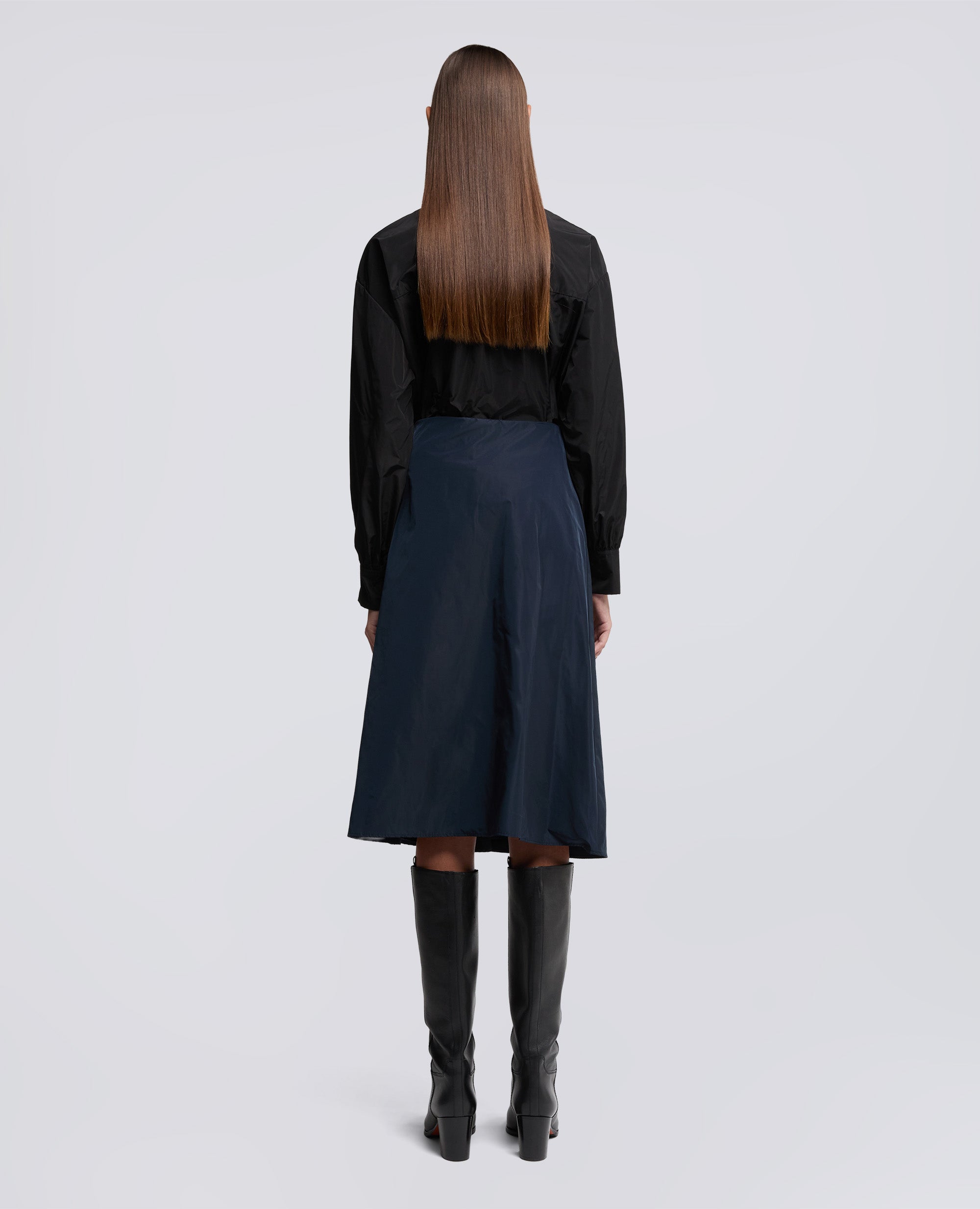 GONNA A PORTAFOGLIO IN TESSUTO TECNICO-BLU NERO-BLU NERO-BLU NERO-BLU NERO-BLU NERO