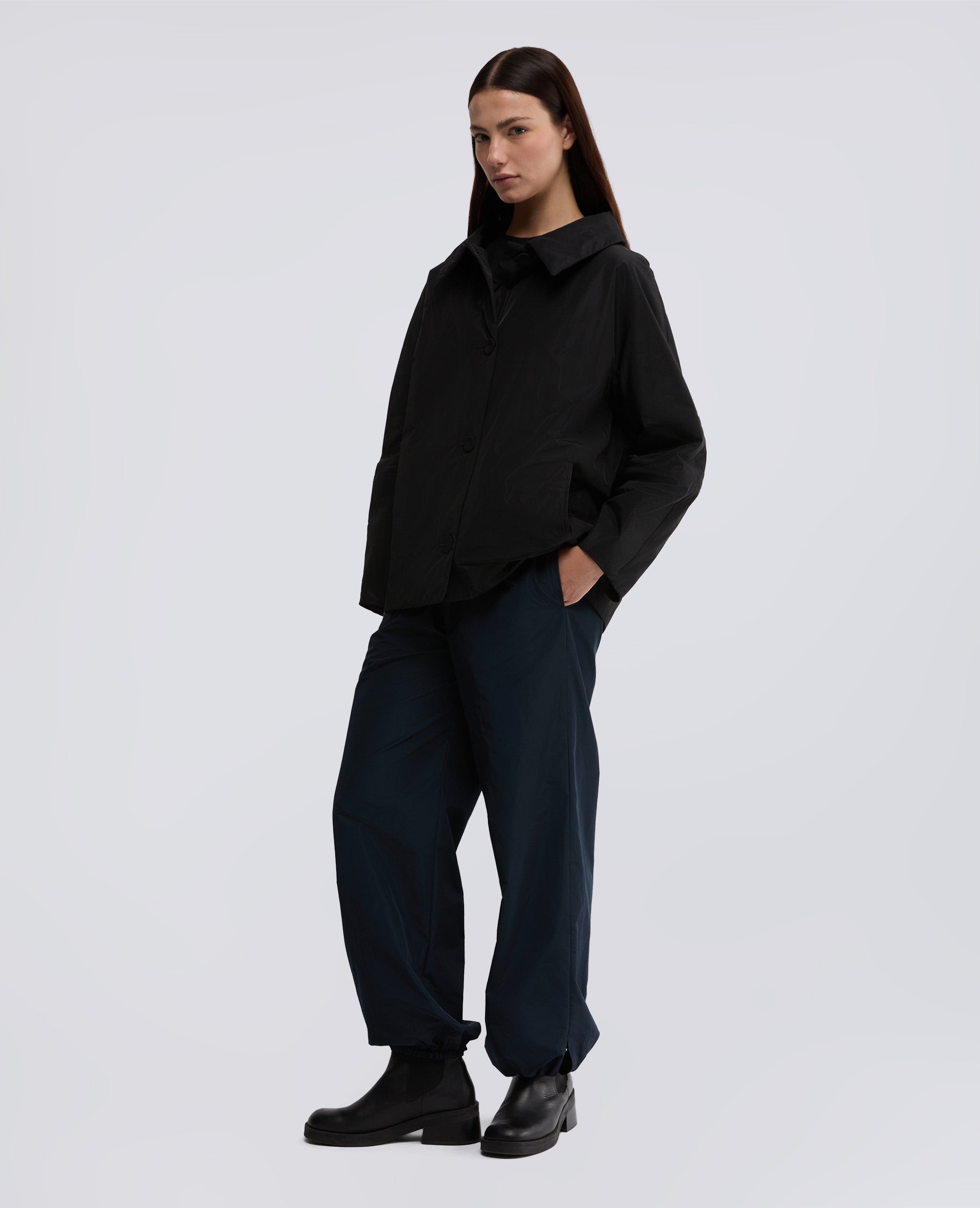 GIACCA IMBOTTITA IN TESSUTO TECNICO-NERO-BLACK-NEGRO-SCHWARZ-NOIR