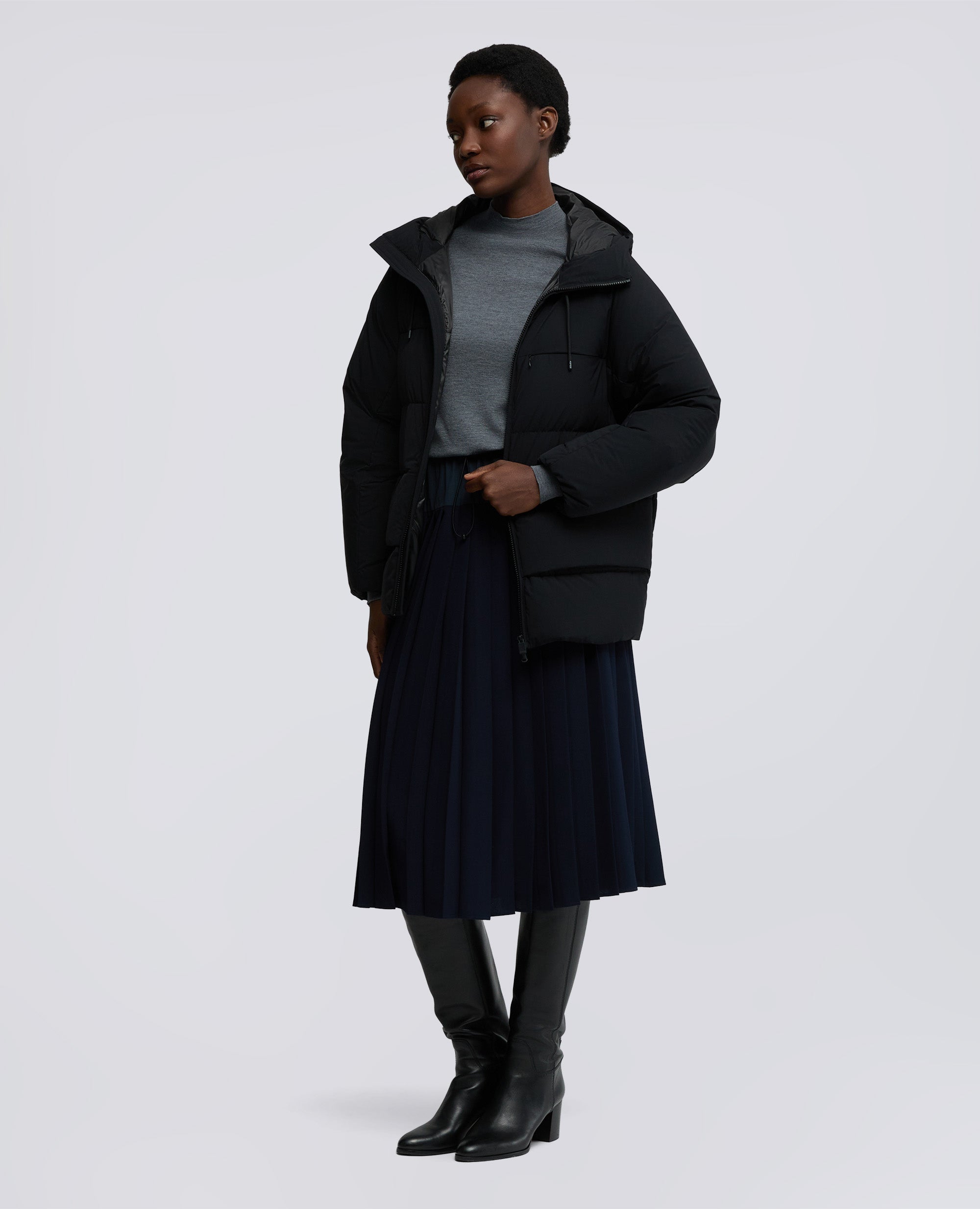 PARKA RADON-NERO-BLACK-NEGRO-SCHWARZ-NOIR