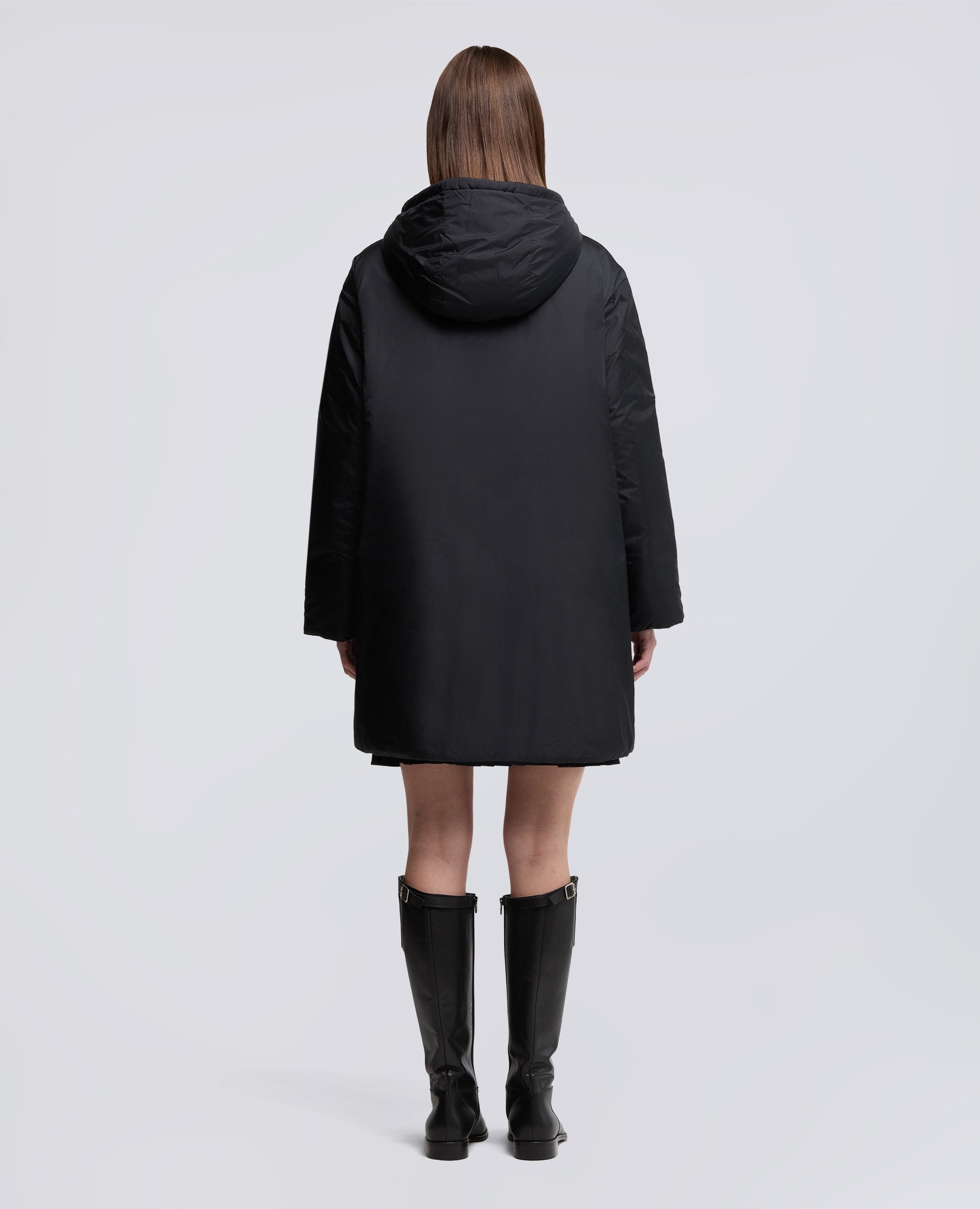 PARKA AMERICANO-NERO-BLACK-NEGRO-SCHWARZ-NOIR