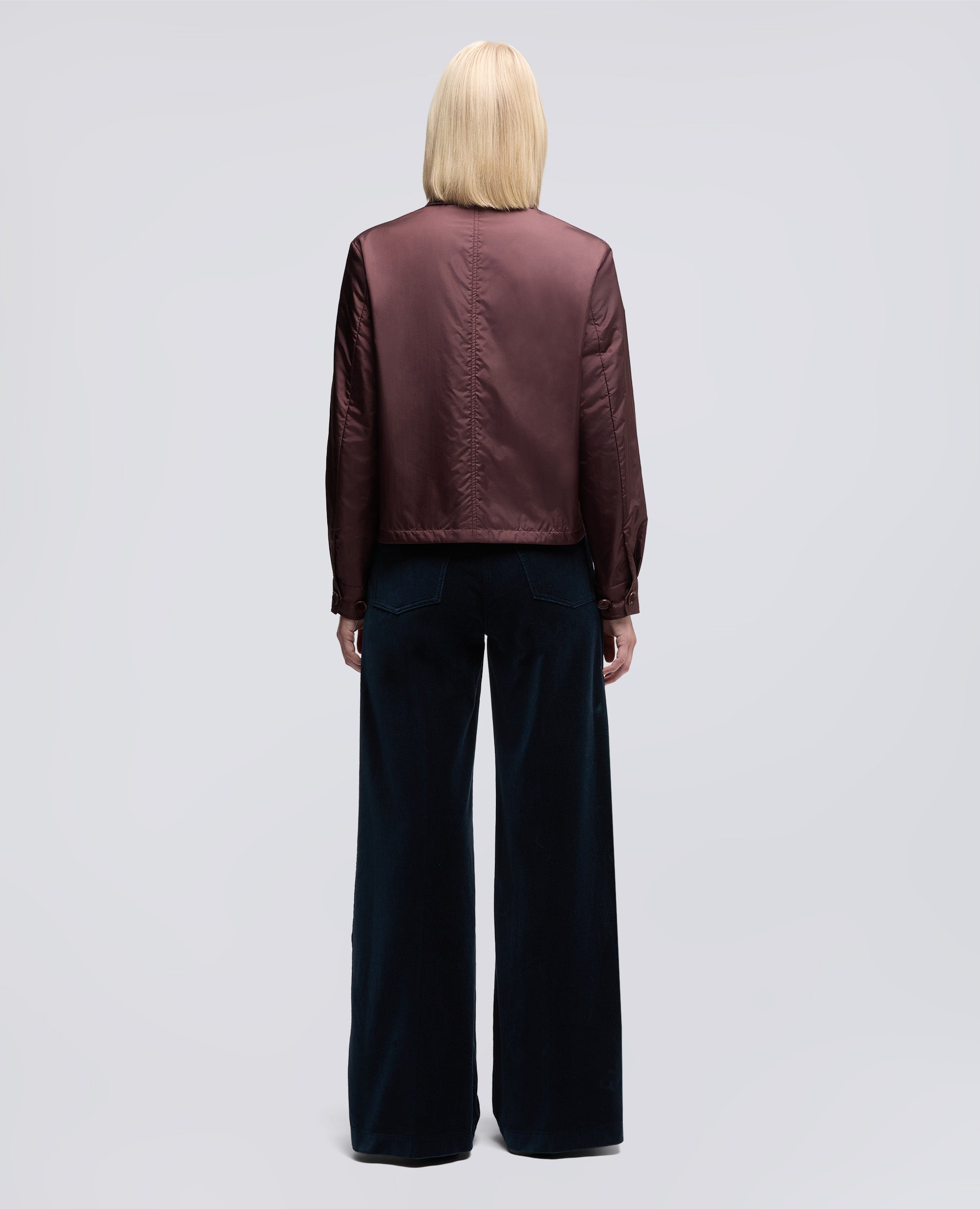 GIACCA IN NYLON-BORDEAUX-BURGUNDY-BURDEOS-BURGUNDERROT-BORDEAUX