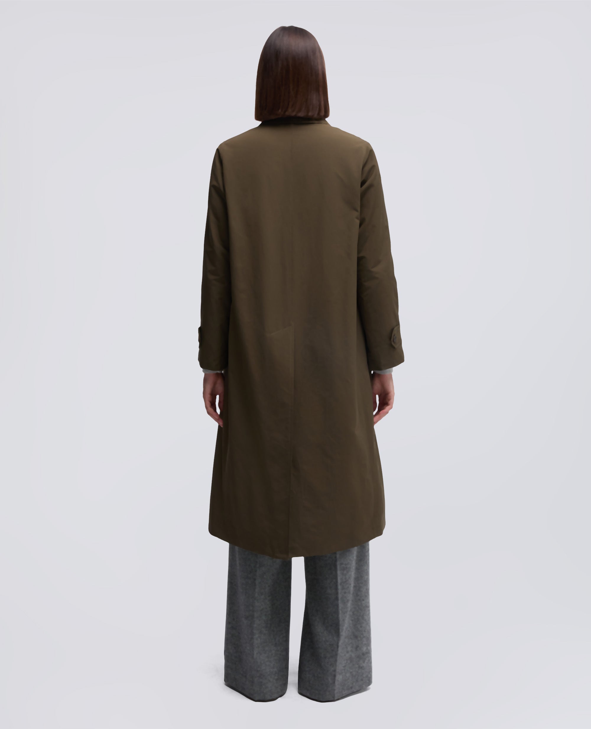 CAPPOTTO MARGARITA IN TELA DI MISTO COTONE-MILITARE-MILITARY-MILITAR-MILITAR-MILITAIRE