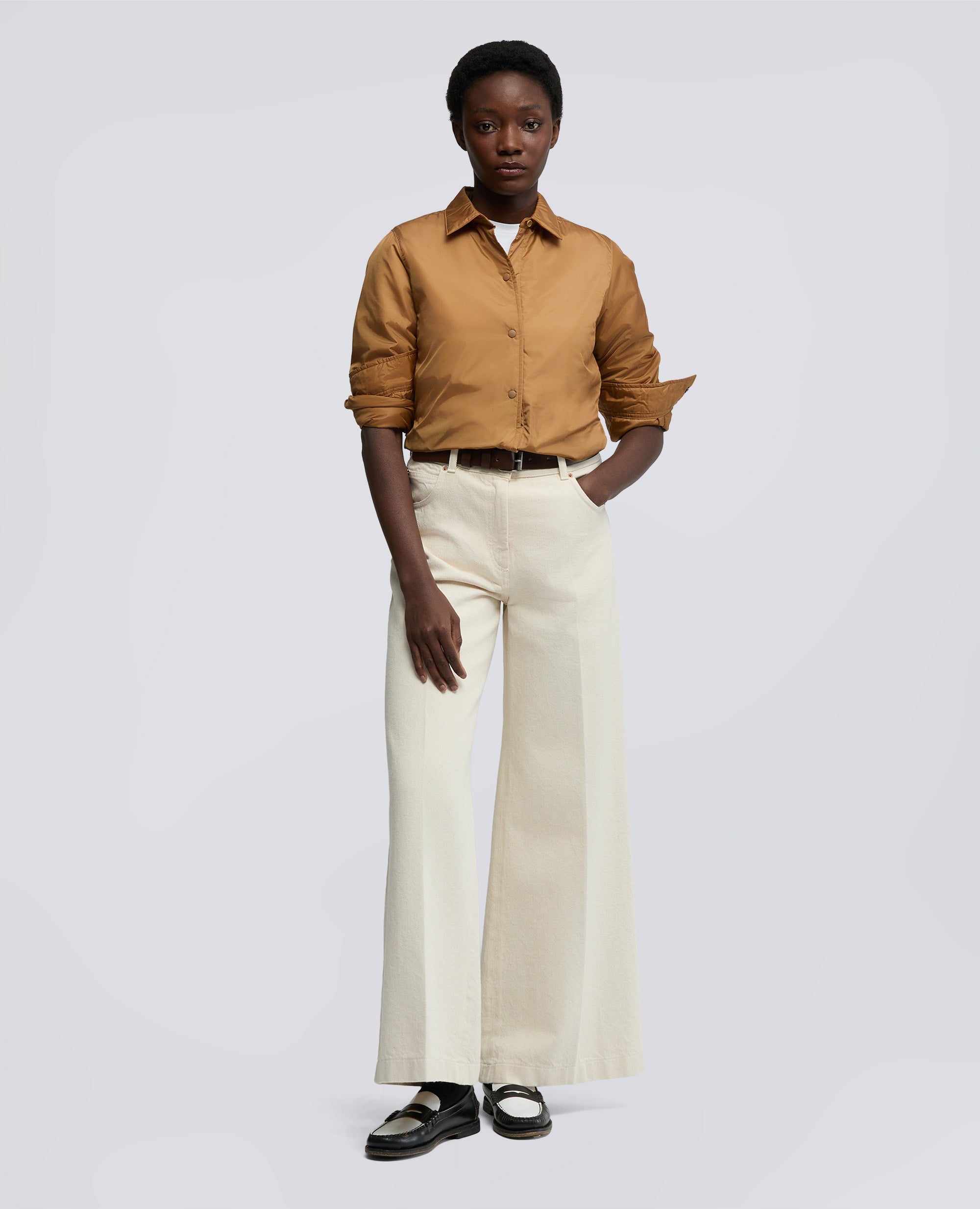 OVERSHIRT GLUE IN NYLON IMBOTTITA-BISCOTTO-BISCUIT-GALLETA-COOKIE-BISCUIT