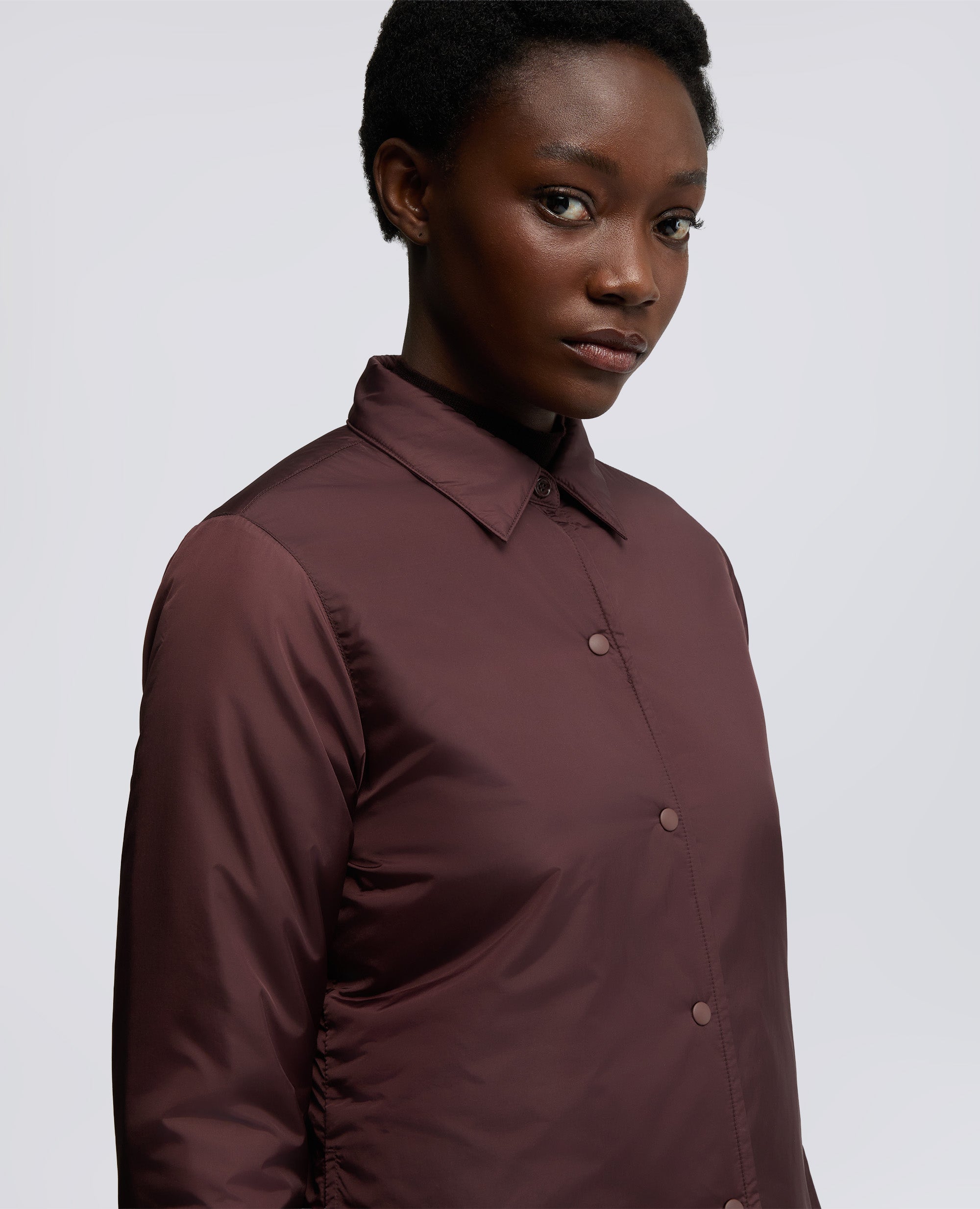 OVERSHIRT GLUE IN NYLON IMBOTTITA-BORDEAUX-BURGUNDY-BURDEOS-BURGUNDERROT-BORDEAUX