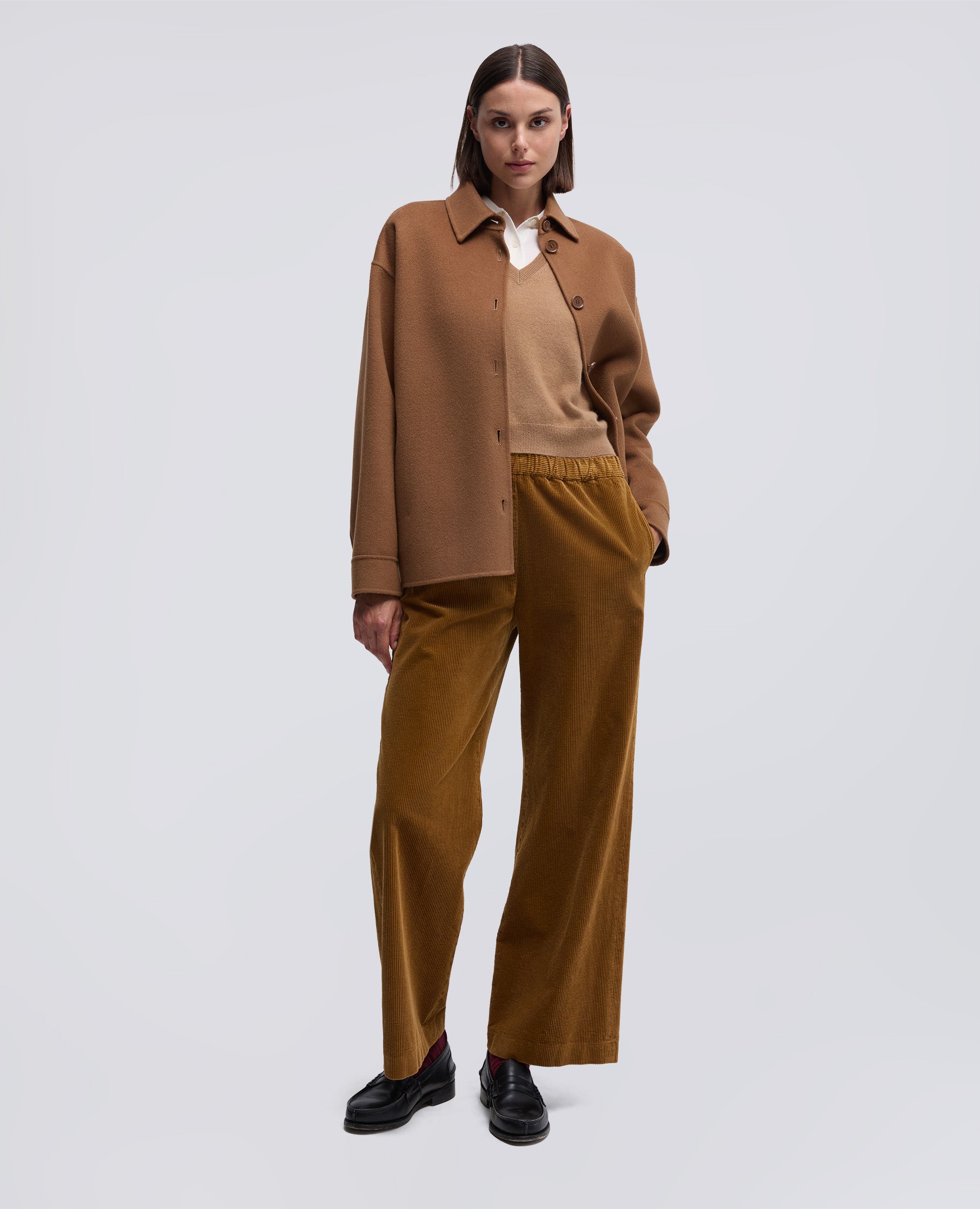 GILET IN LANA CASHMERE-CAMMELLO-CAMEL-CAMELLO-KAMEL-CAMEL