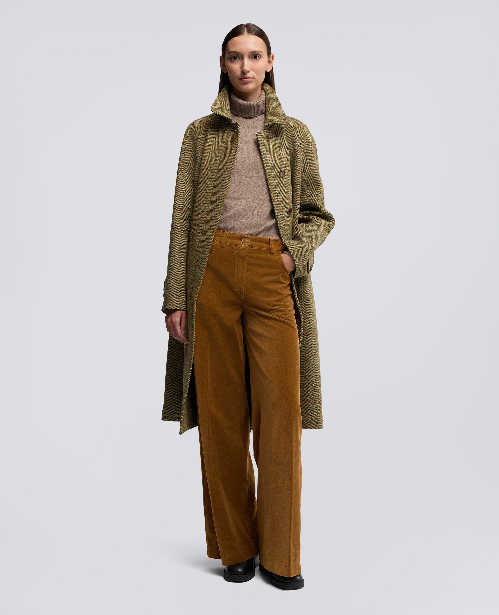 MAGLIA DOLCEVITA IN MISTO LANA, YAK E CASHMERE-TORTORA-DOVE GREY-T¢RTOLA-TAUBENGRAU-TOURTERELLE