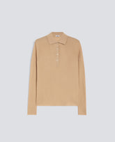 POLO IN LANA MERINO-CAMMELLO-CAMEL-CAMELLO-KAMEL-CAMEL