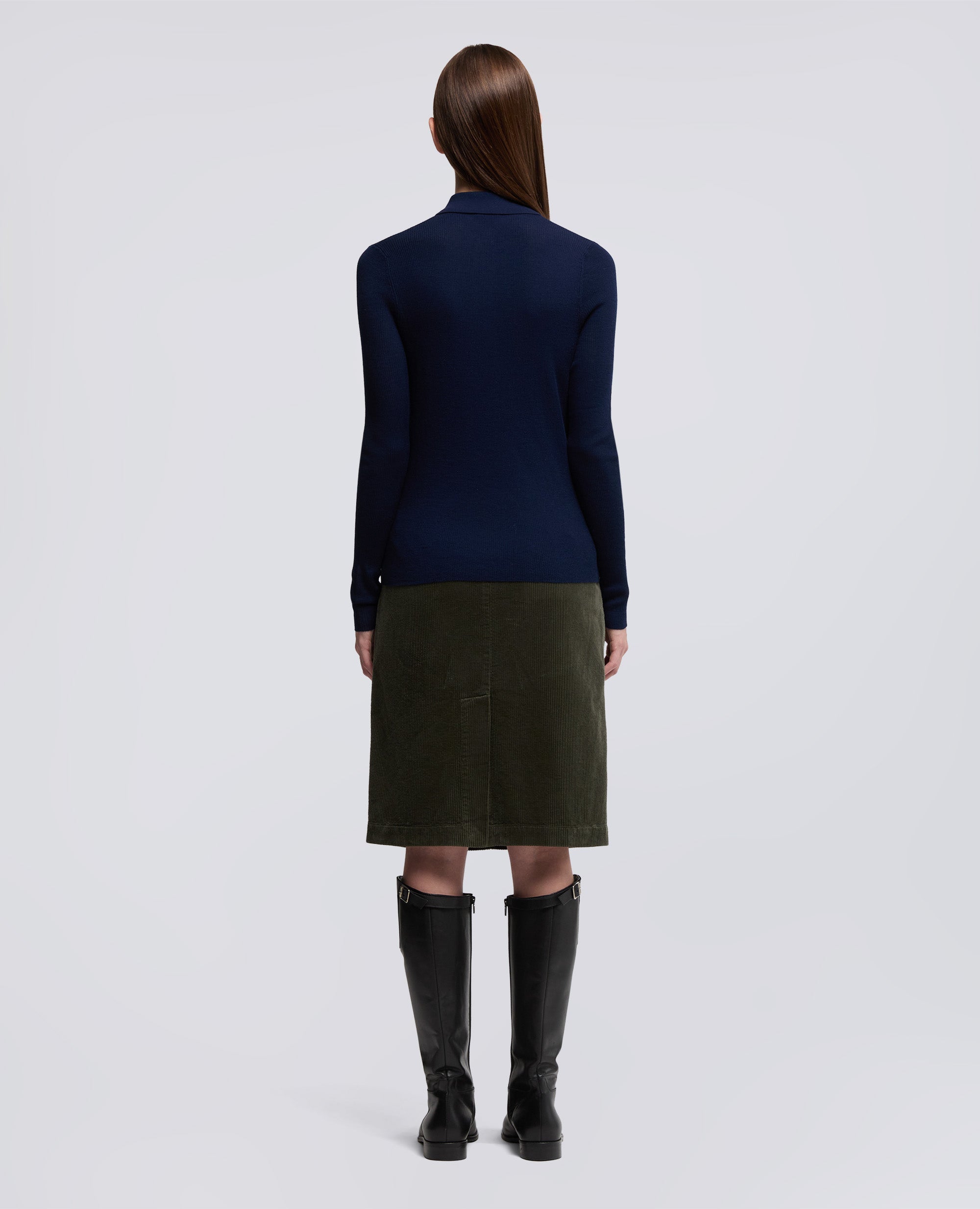 POLO IN LANA MERINO-BLU BLACK-BLACK NAVY-BLU BLACK-BLU BLACK-BLU BLACK