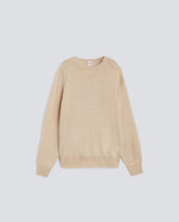 MAGLIA IN LANA E CASHMERE-NATURALE-NATURAL-NATURAL-NATURLICH-NATUREL