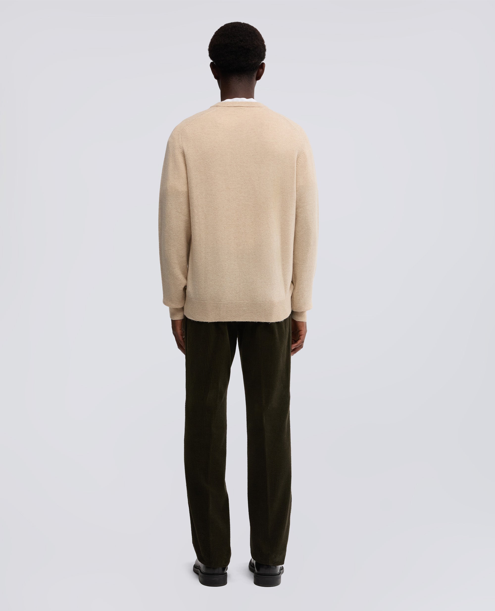 MAGLIA IN LANA E CASHMERE-NATURALE-NATURAL-NATURAL-NATURLICH-NATUREL