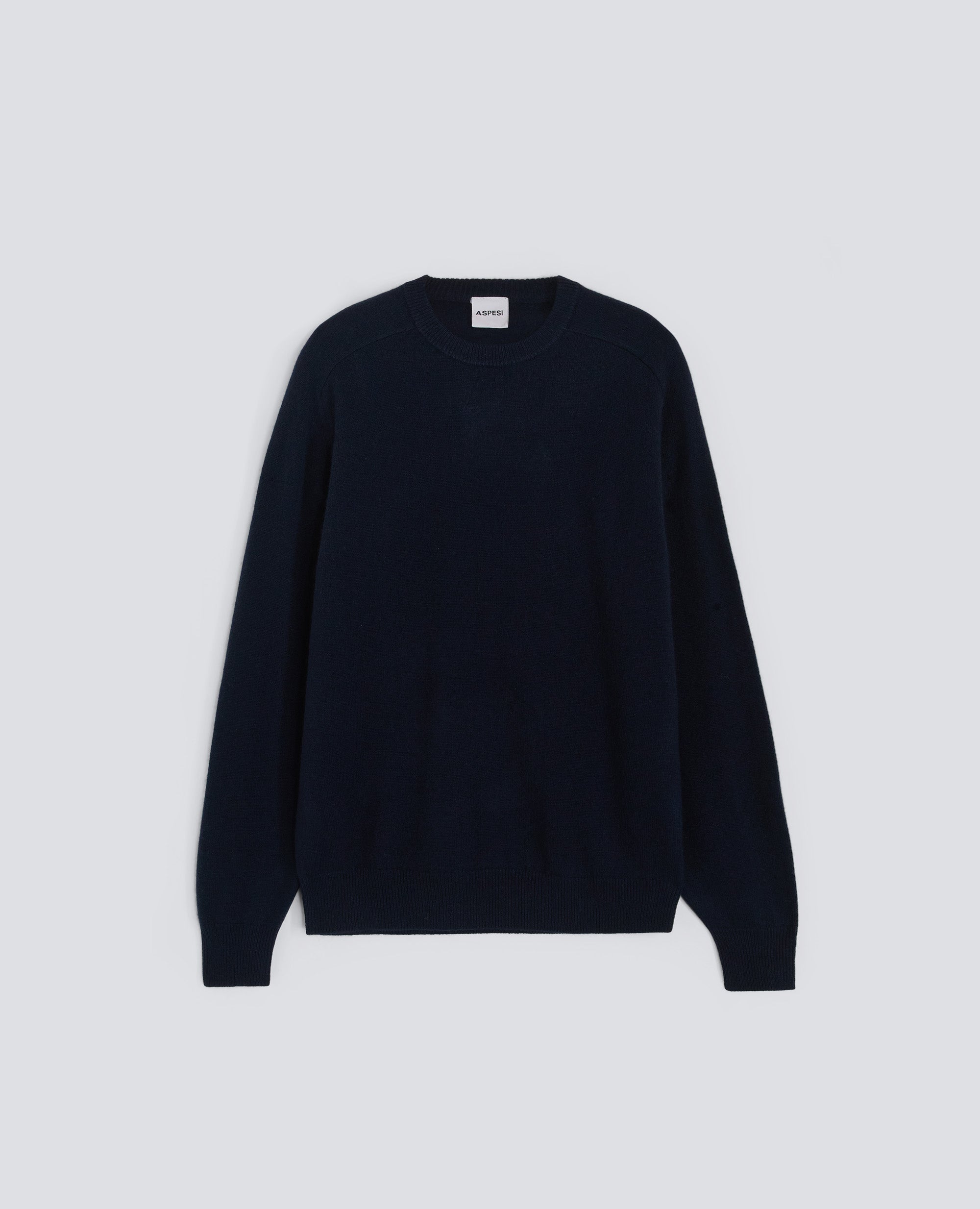 MAGLIA IN LANA E CASHMERE-NAVY-NAVY-AZUL MARINO-NAVY-NAVY