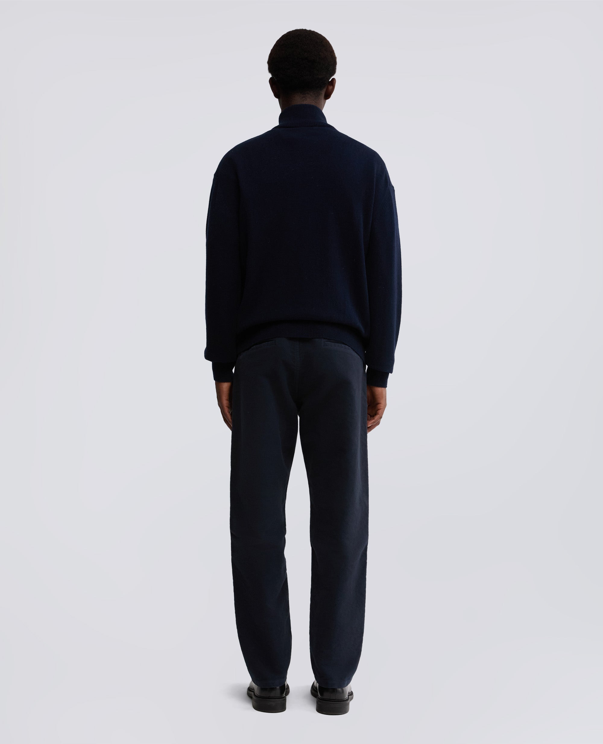 MAGLIA CON COLLO ALTO-NAVY-NAVY-AZUL MARINO-NAVY-NAVY