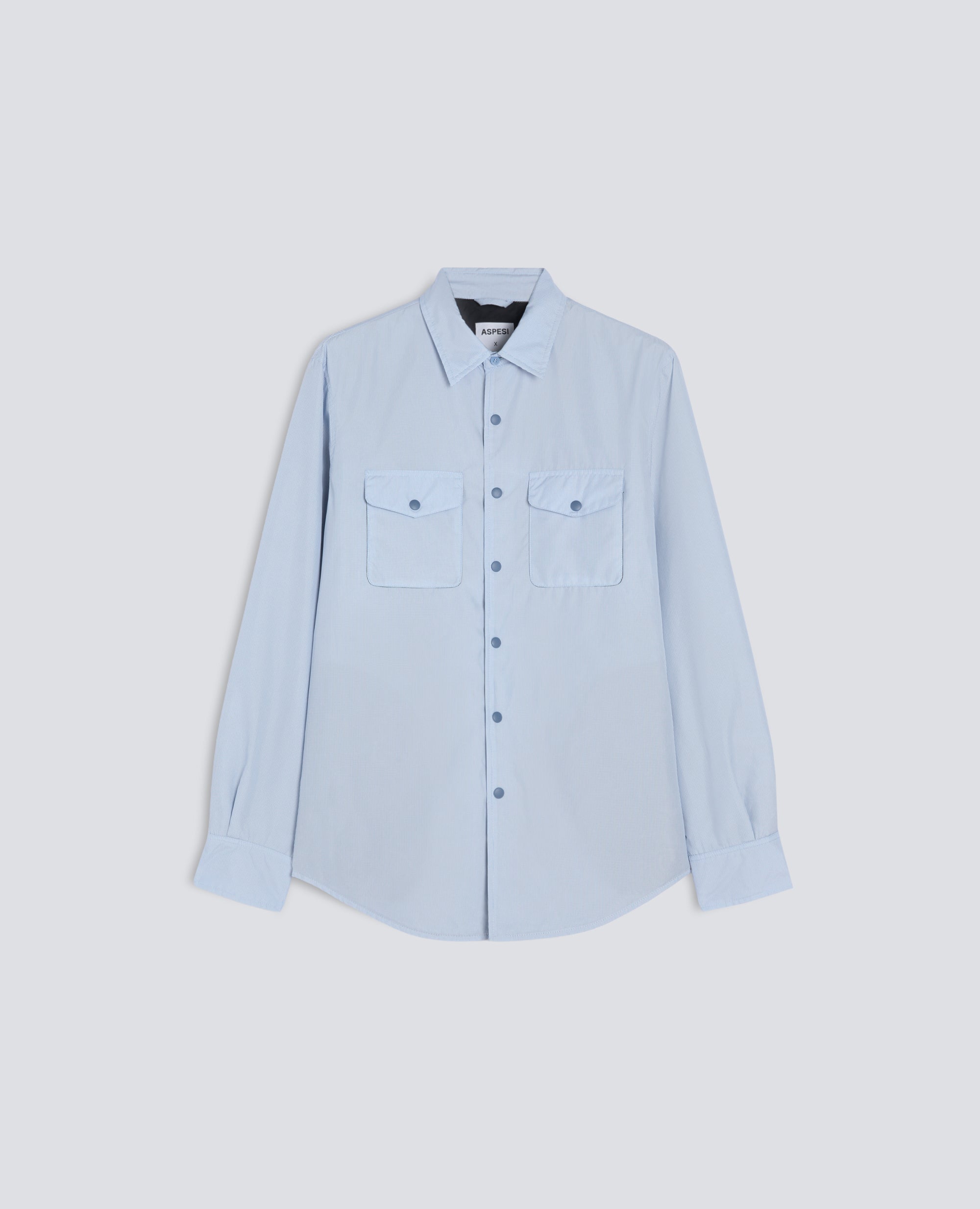 CAMISA 13PIU' <HERE IS THE SEA> - AZUL - ASPESI