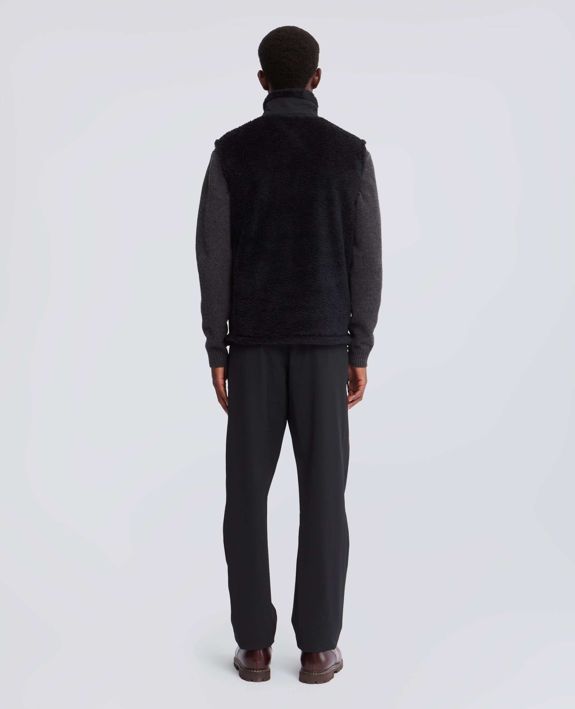 GILET IN PILE - NERO - ASPESI