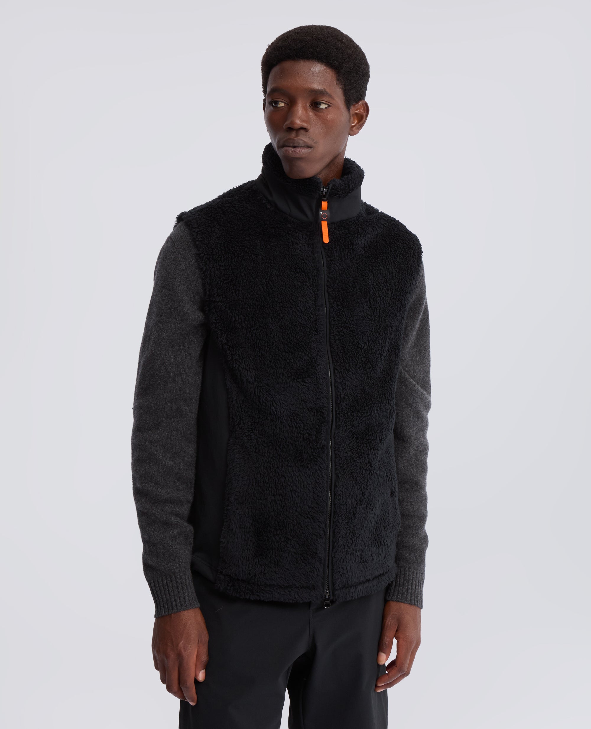 GILET IN PILE - NERO - ASPESI