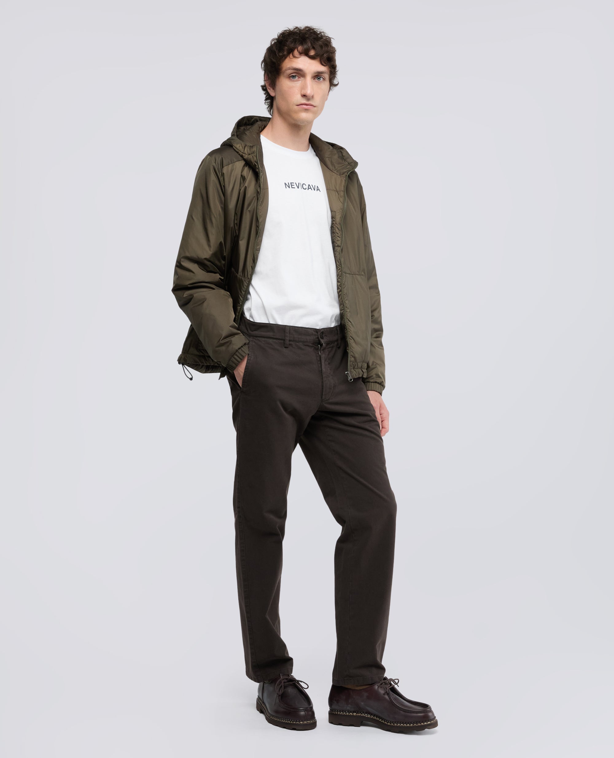 T-SHIRT IN JERSEY DI COTONE CON STAMPA -NEVICAVA- - BIANCO - ASPESI