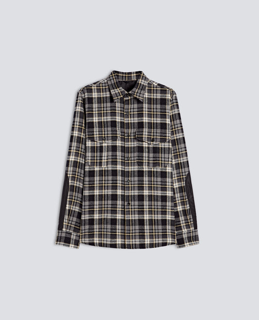 CAMICIA IN FLANELLA CHECK DI COTONE GARZATA - MULTICOLOR - ASPESI